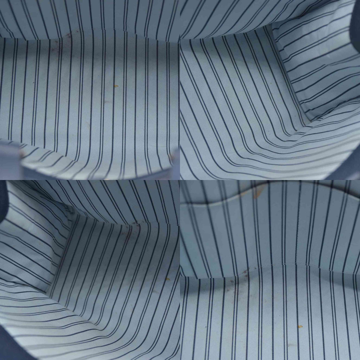 Louis Vuitton Raffia Calfskin Monogram Giant Onthego MM Blue