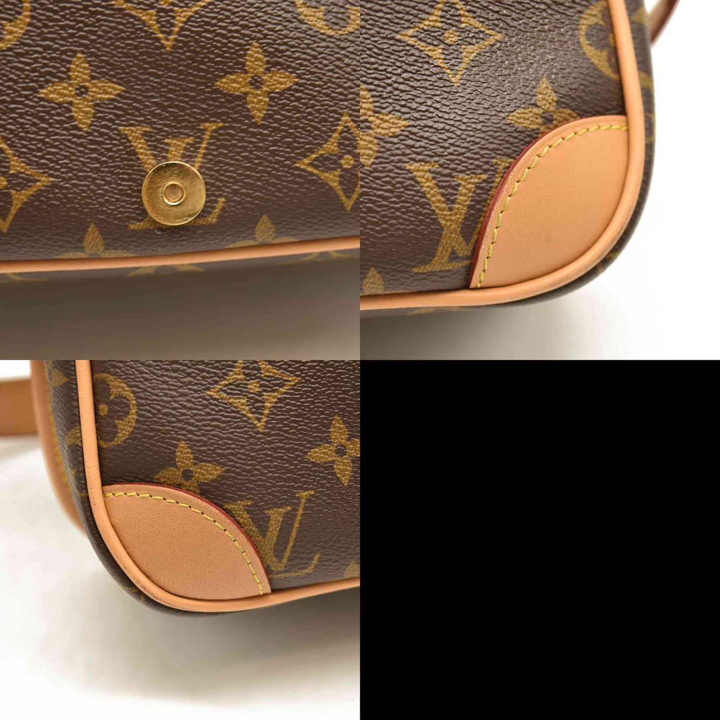 LOUIS VUITTON  Monogram Diane Black RFID Crossbody