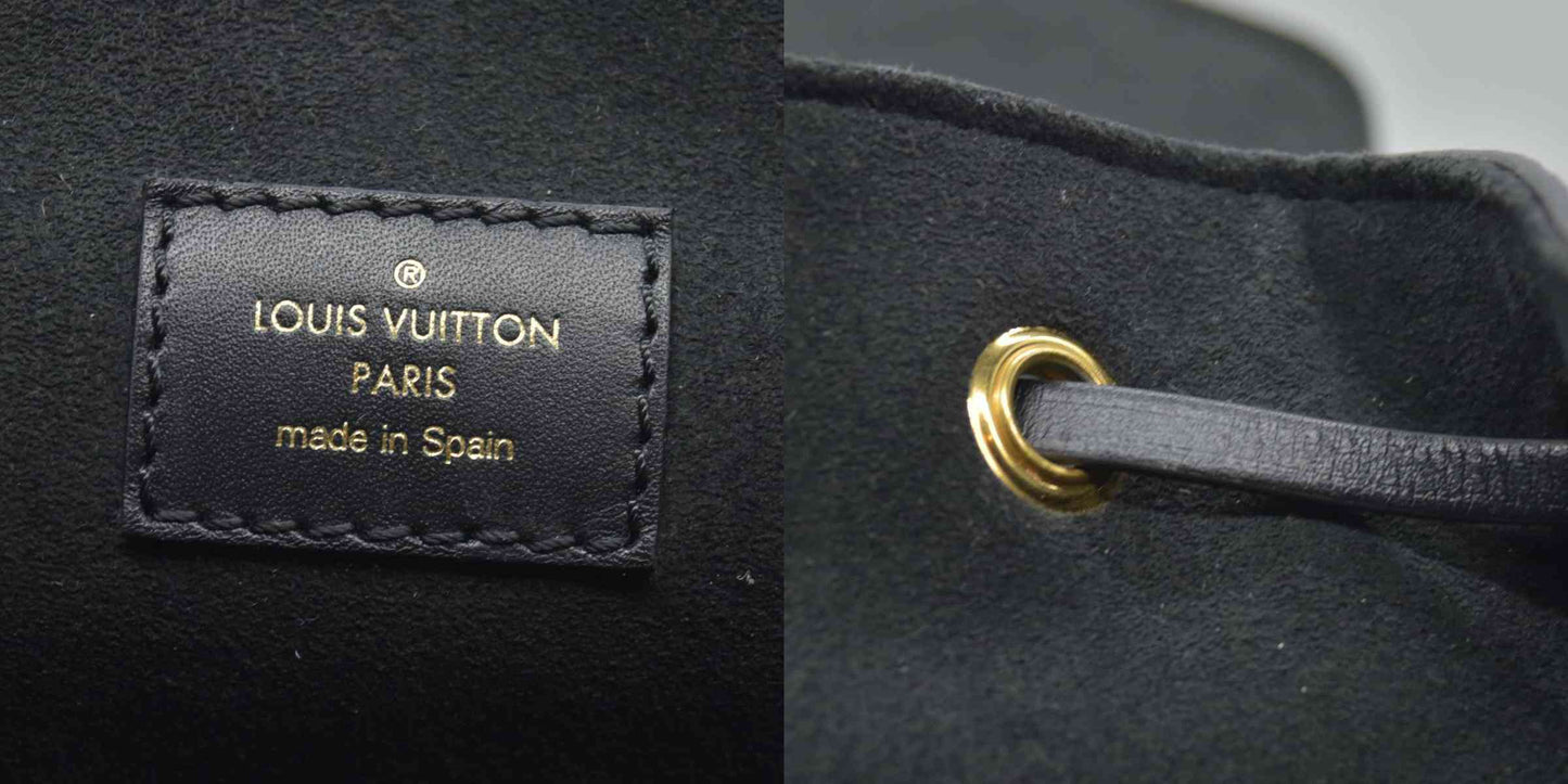 $2980 Louis Vuitton Empreinte Montsouris PM Black RFID
