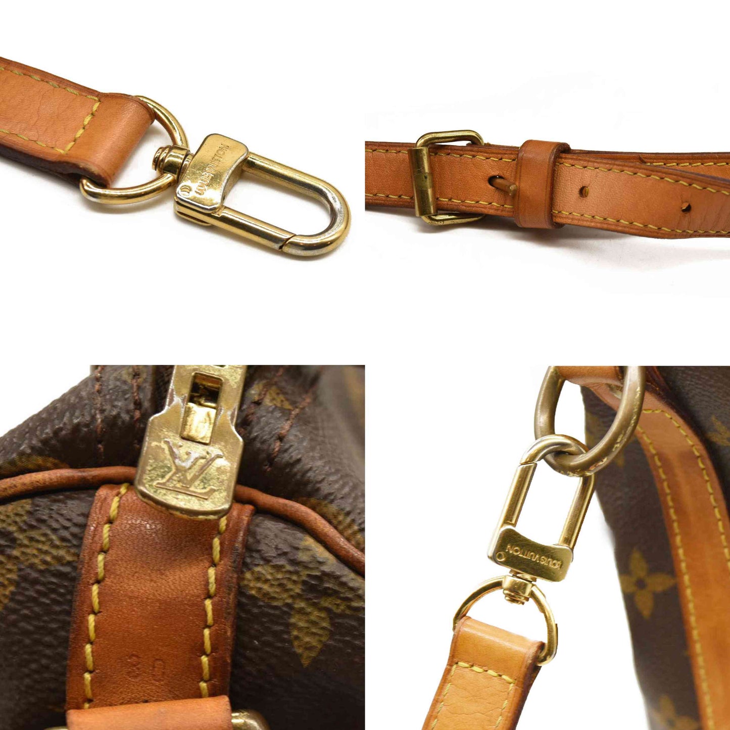 LOUIS VUITTON Monogram Speedy Bandouliere 30 MB4175