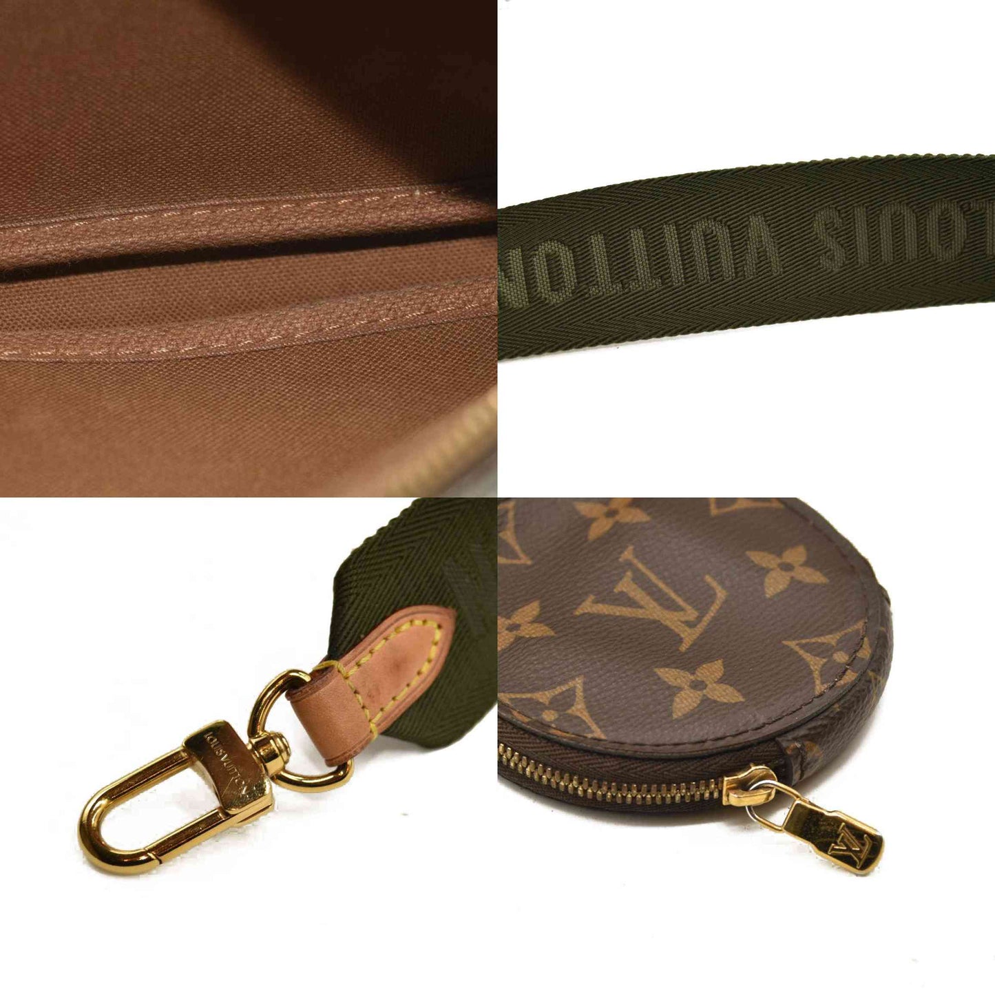 Louis Vuitton  Monogram Multi Pochette Accessories Kaki RFID/SR0251