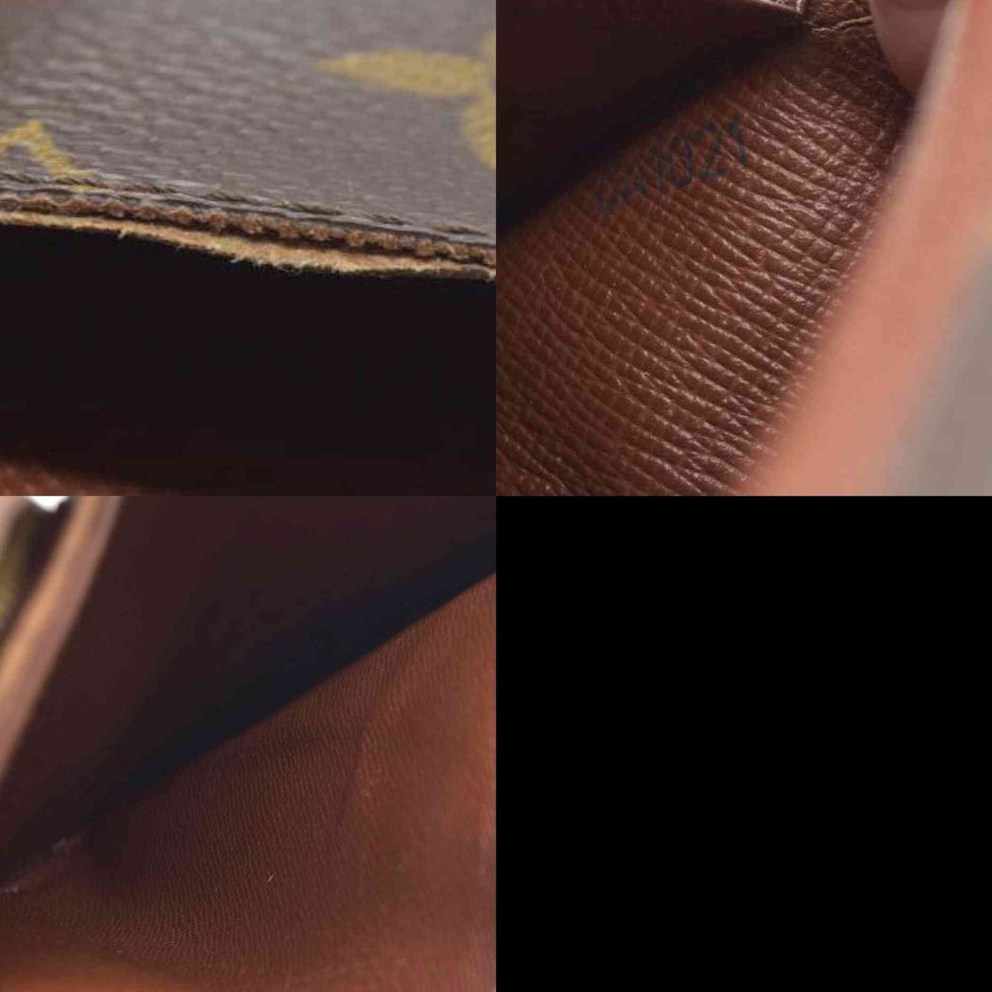 $725 Louis Vuitton Monogram Porte Monnaie Billets Tresor Bifold Wallet CA1021