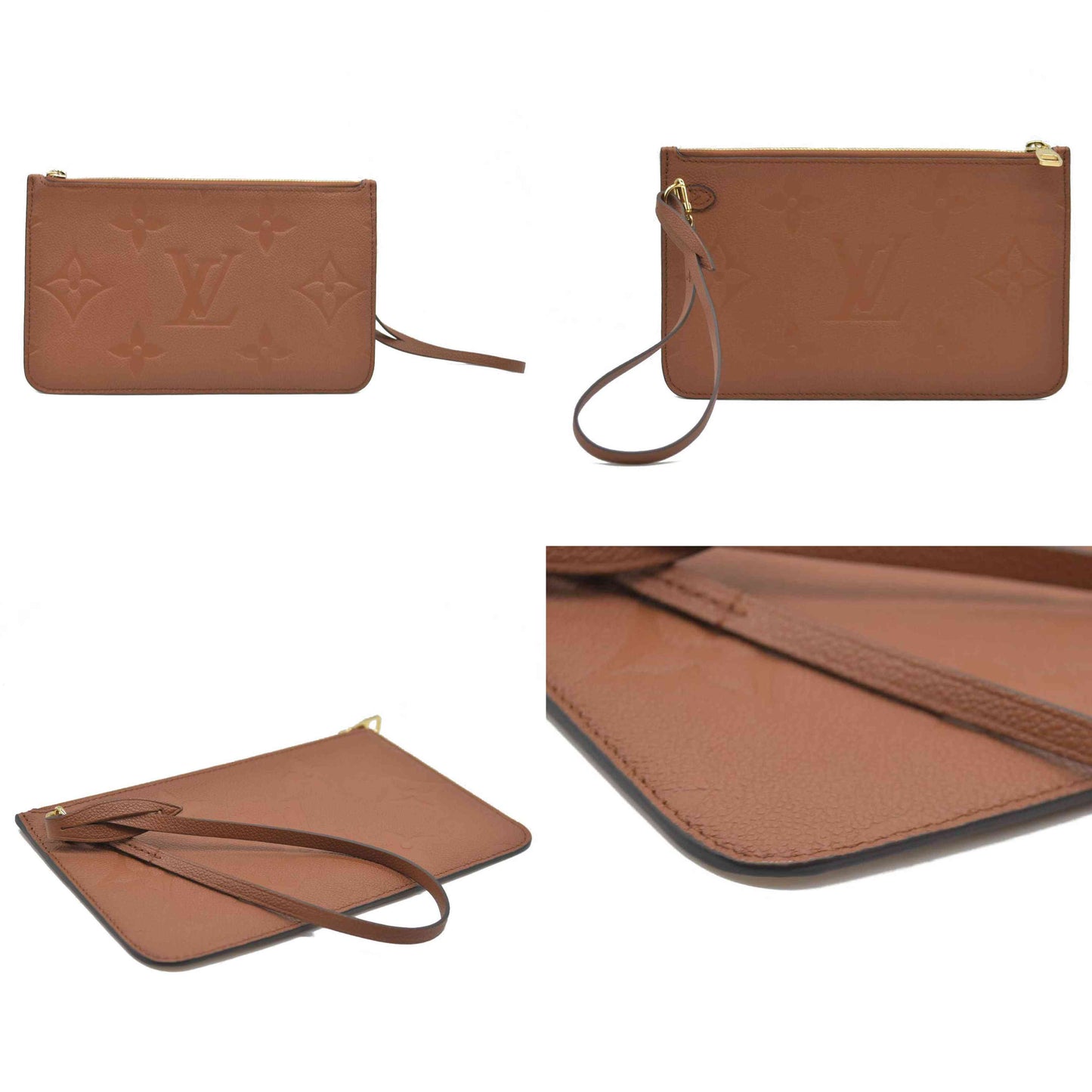 Louis Vuitton Empreinte Monogram Giant Neverfull MM Cognac RFID