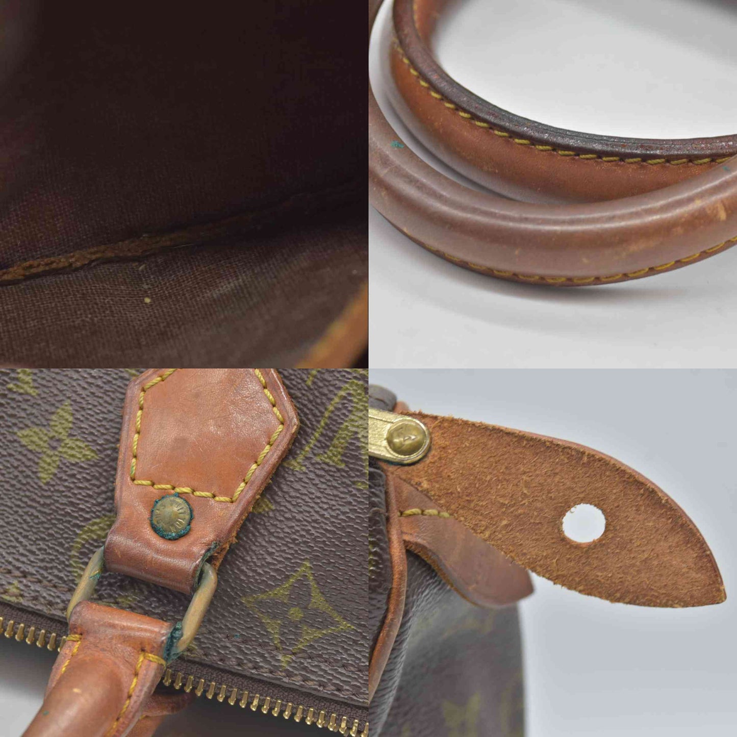 $1490 Louis Vuitton LV Hand Bag Speedy 25 Brown Monogram