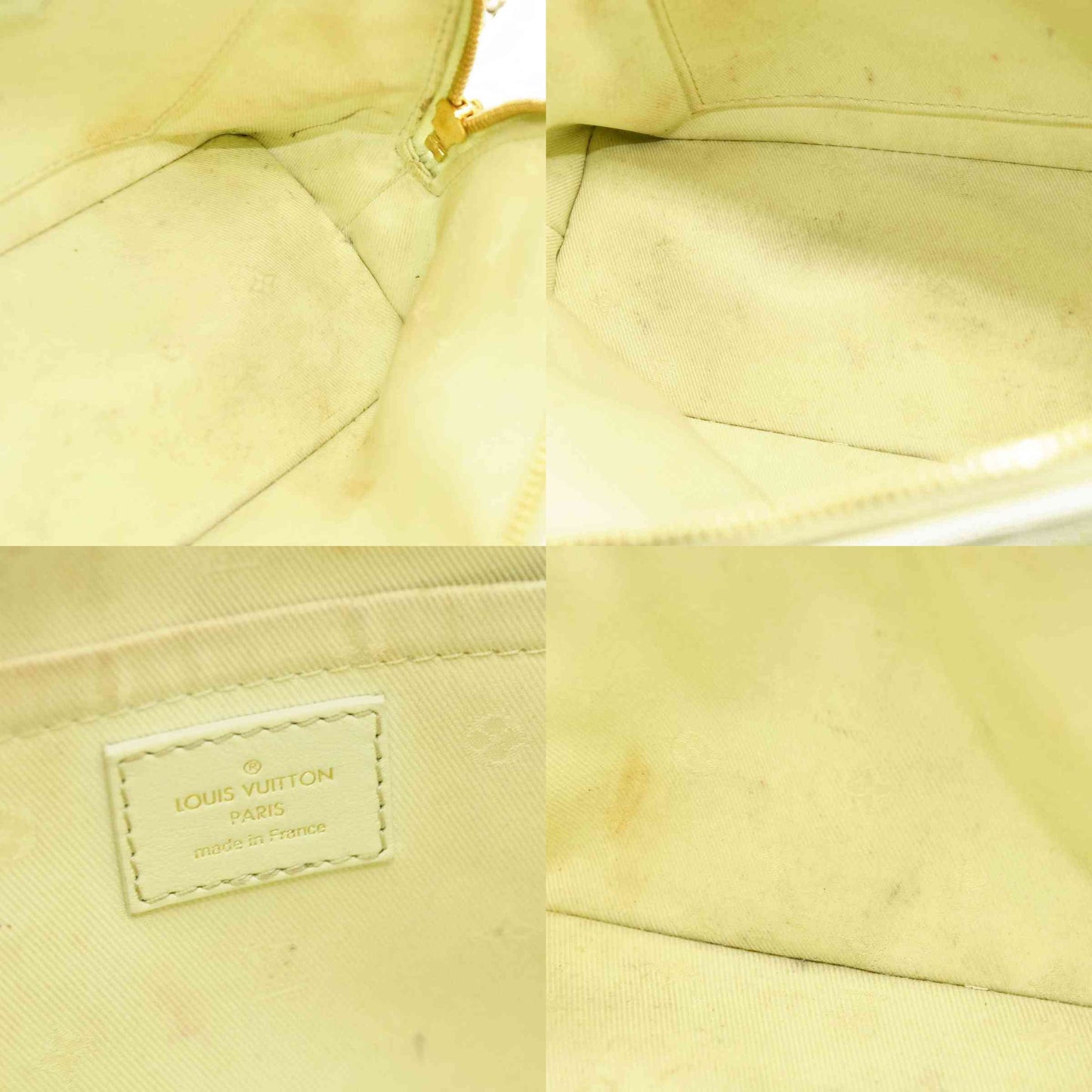 LOUIS VUITTON Calfskin Bubblegram Alma BB Light Green