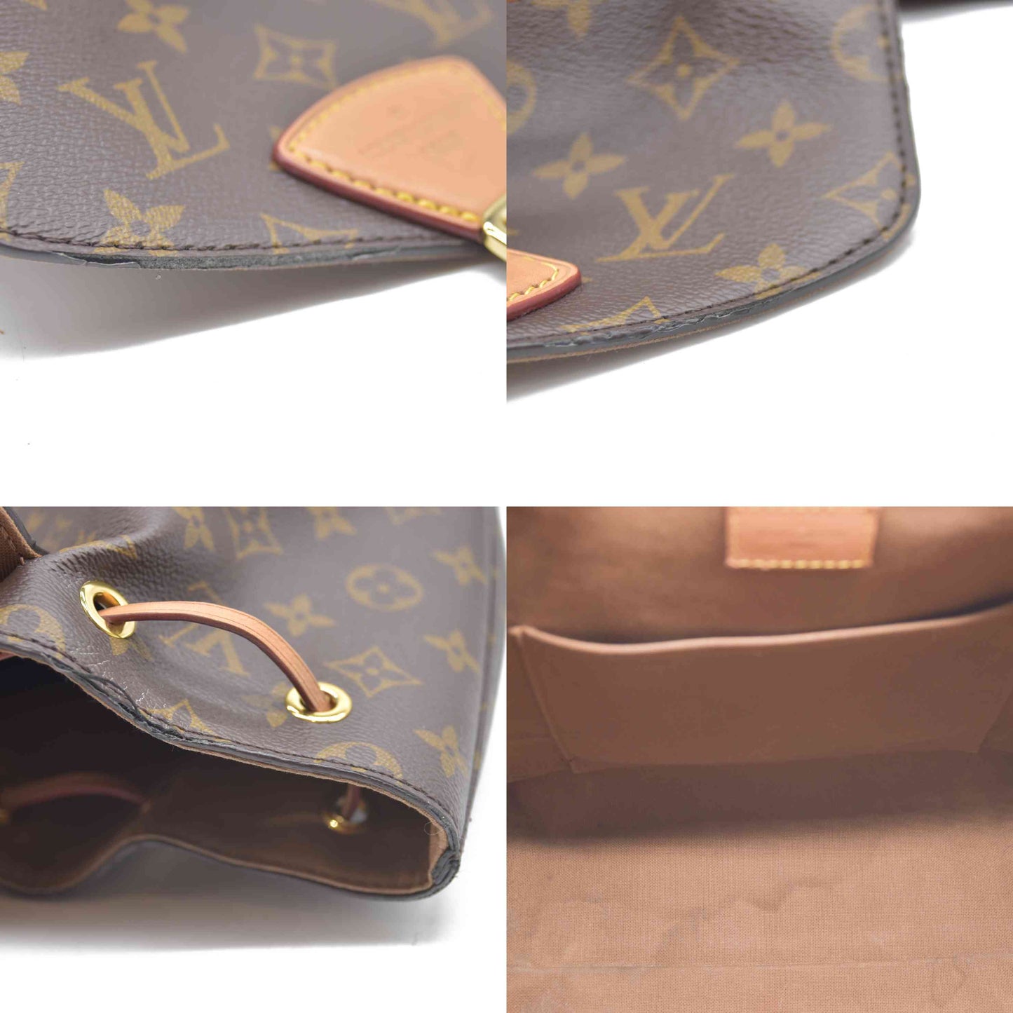 CONSIGNMENT $2710 Louis Vuitton Monogram Montsouris PM Backpack 2021 RFID