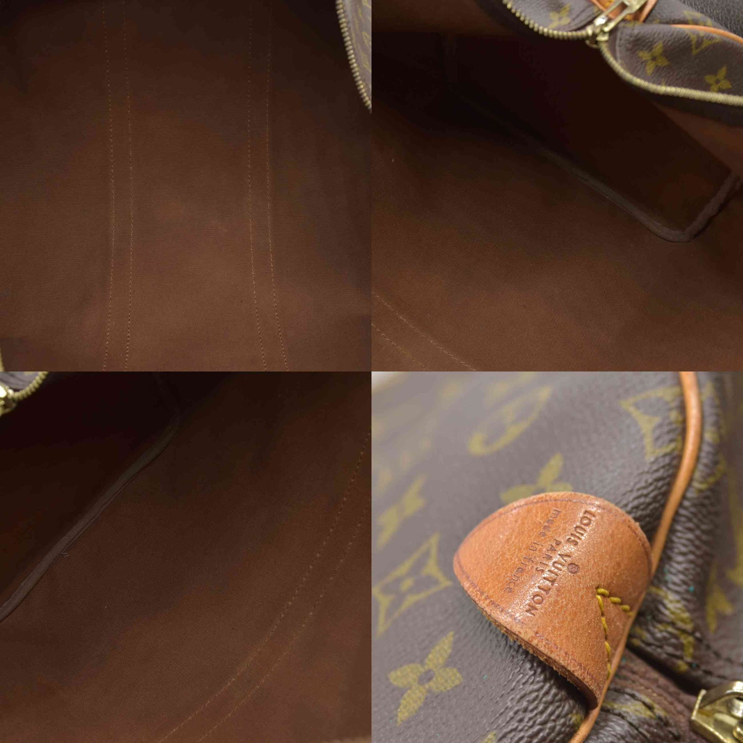 $2280 LOUIS VUITTON Monogram Keepall 55 Boston Bag 842SD