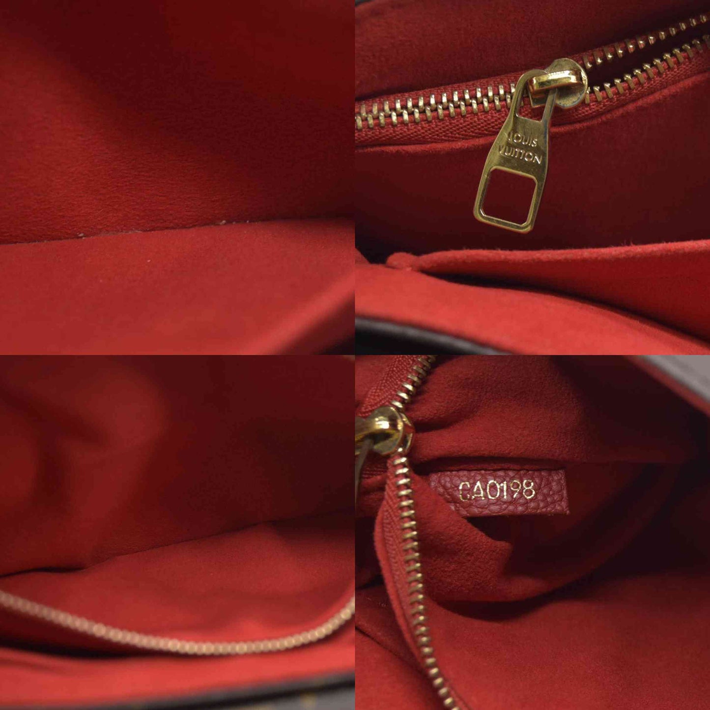 $2290 Louis Vuitton  Monogram Saint Placide Cherry