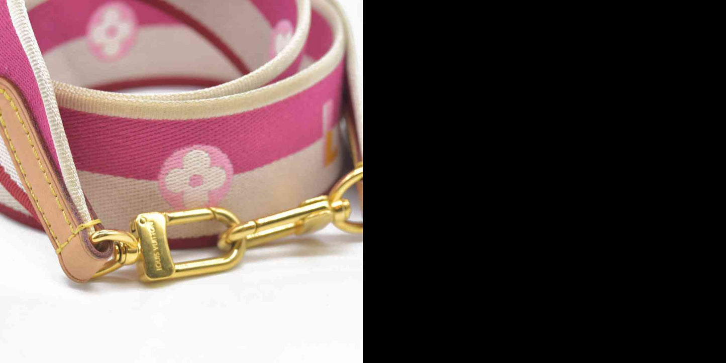 LOUIS VUITTON  Monogram Speedy Bandouliere 20 Fuchsia RFID