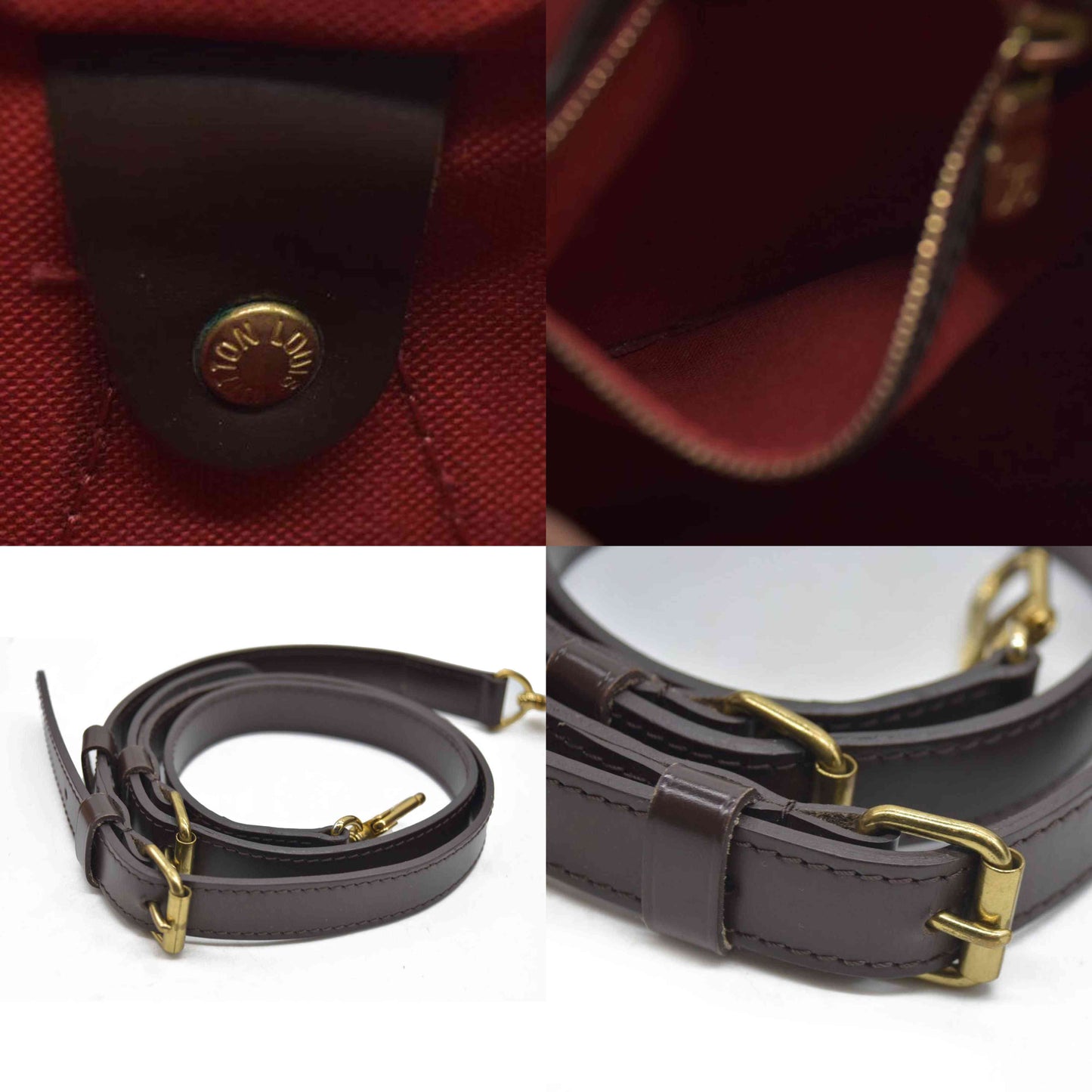 $1940 Louis Vuitton Damier Ebene Speedy Bandouliere 25 CT0138