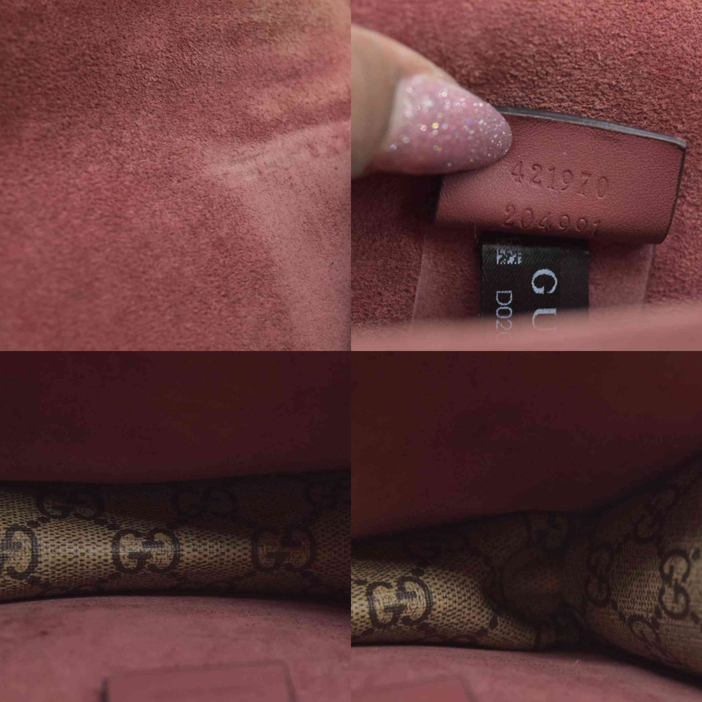 $2600 Gucci GG Supreme Monogram Blooms Mini Dionysus Shoulder Bag Beige Multicolor Dry Rose