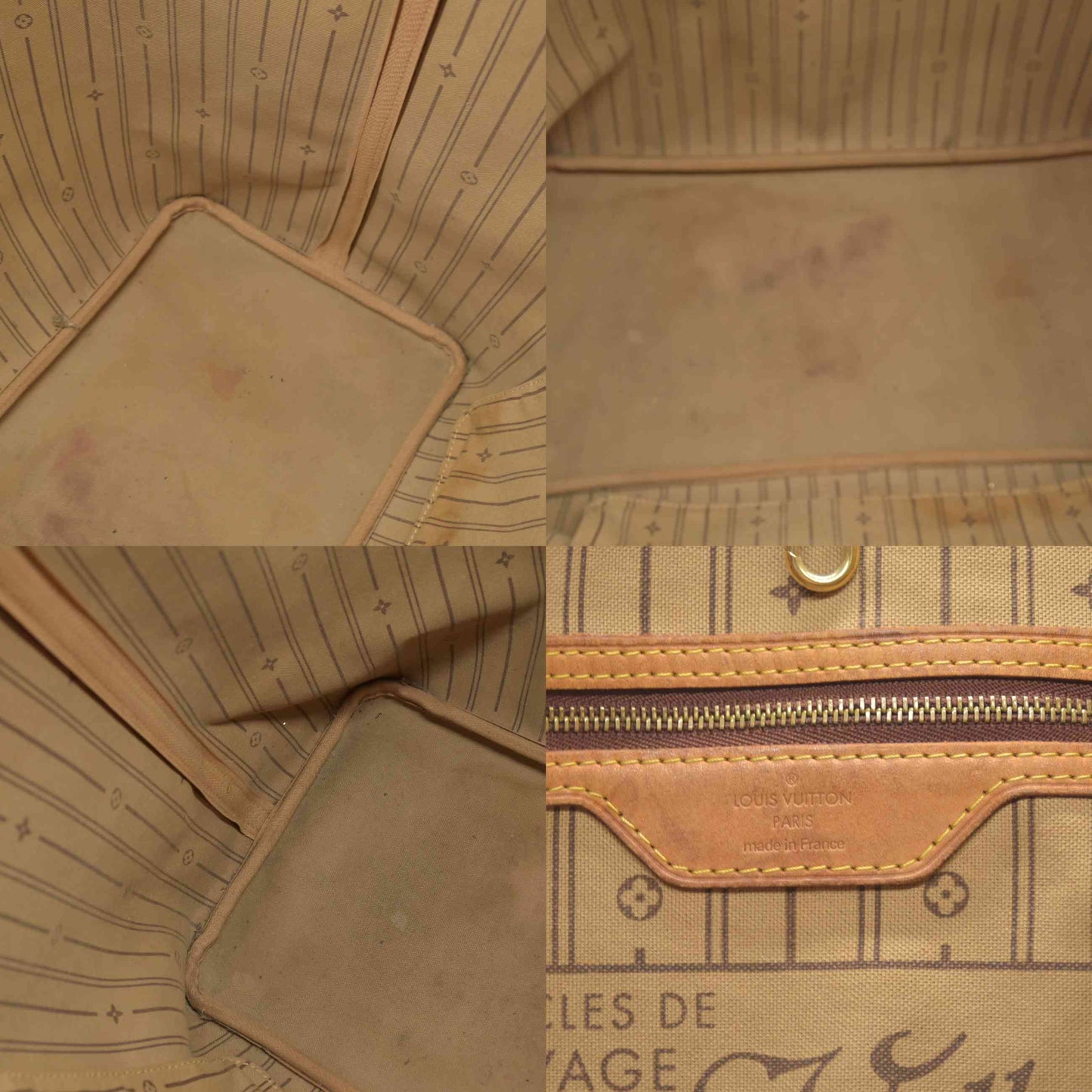 $2310 2008 Louis Vuitton Monogram Neverfull GM FL4078