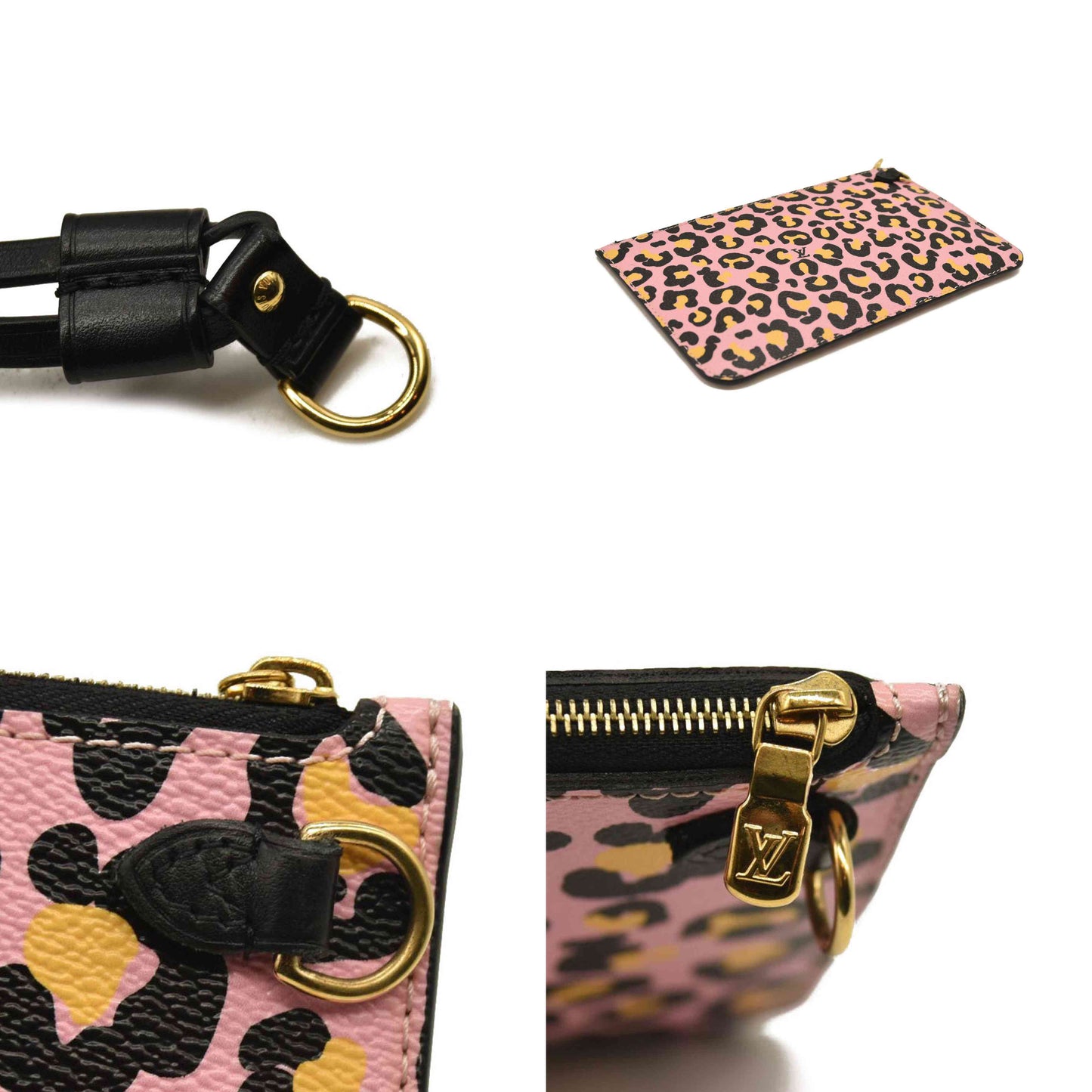 Louis Vuitton  Monogram Giant Wild At Heart Neverfull MM Black RFID