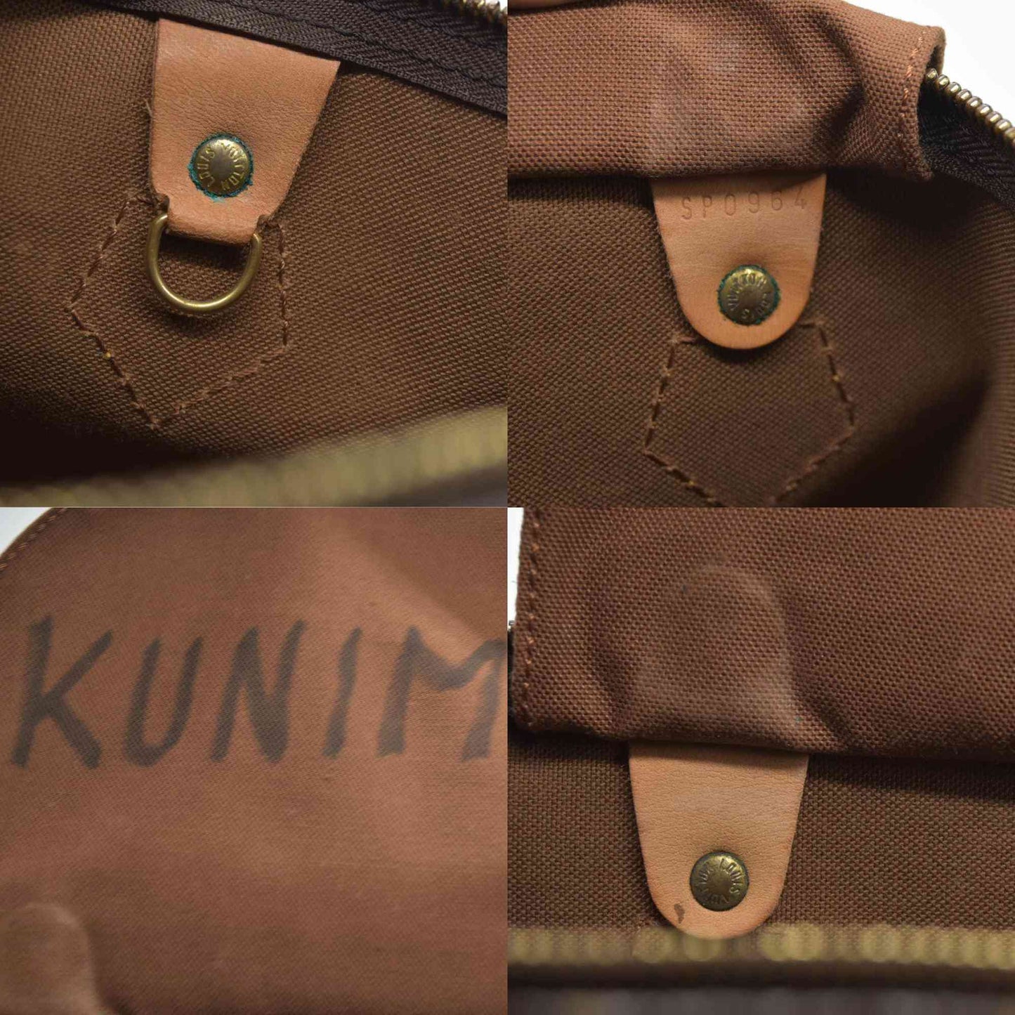 $1550 Louis Vuiton Monogram Speedy 30 SP0964 (Sharpie)