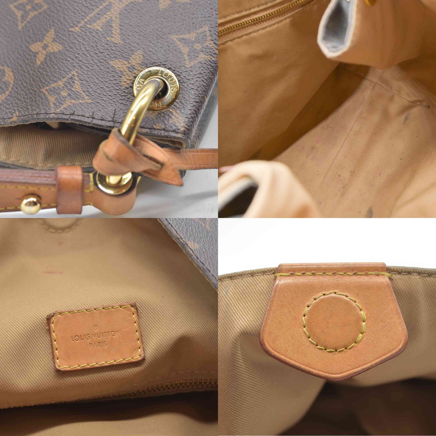 AUCTION $2120 Louis Vuitton  Monogram Graceful MM TX0159