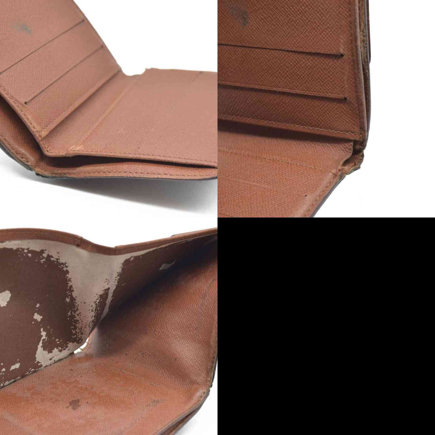 Louis Vuitton Monogram Portefeiulle Elise Trifold Wallet Brown SP0918