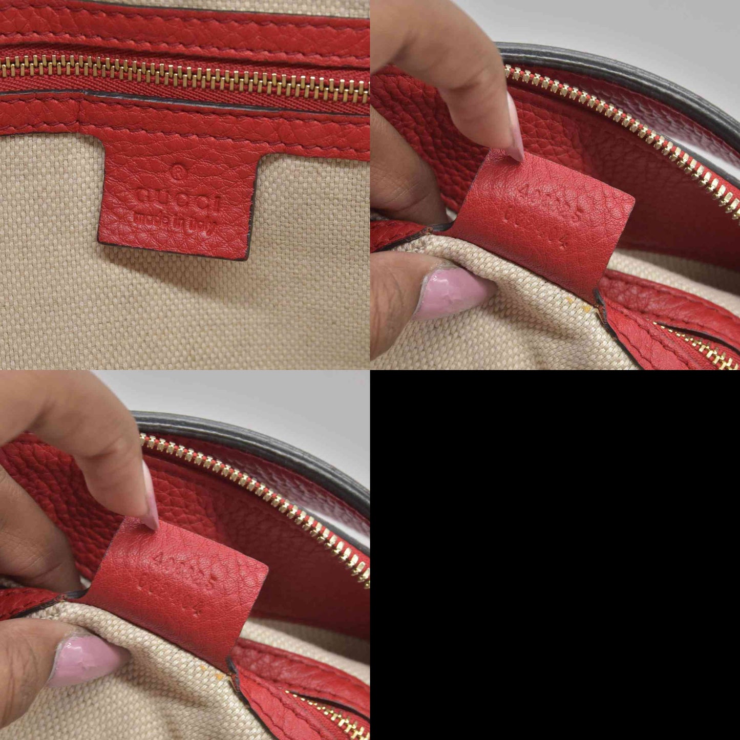 $1980 Gucci  Leather Soho Convertible