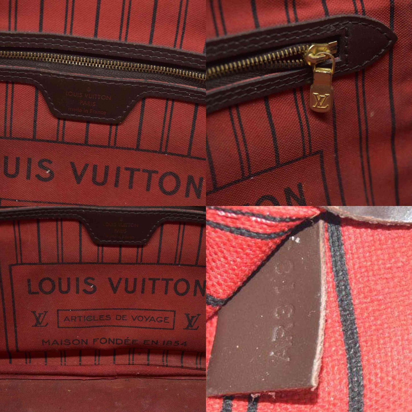$2100 Louis Vuitton Damier Ebene Neverfull PM