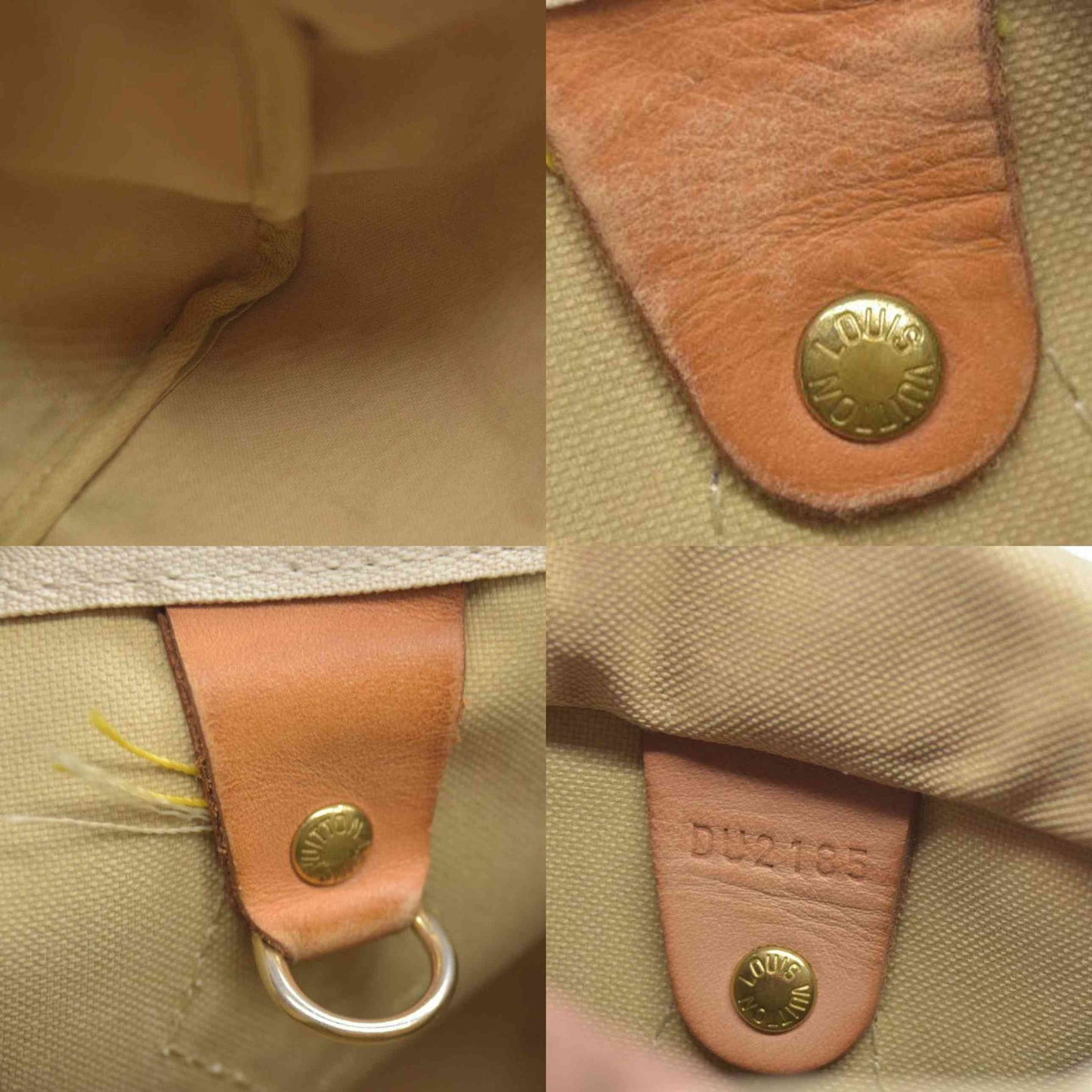 $1940 Louis Vuitton  Damier Azur Speedy Bandouliere 25