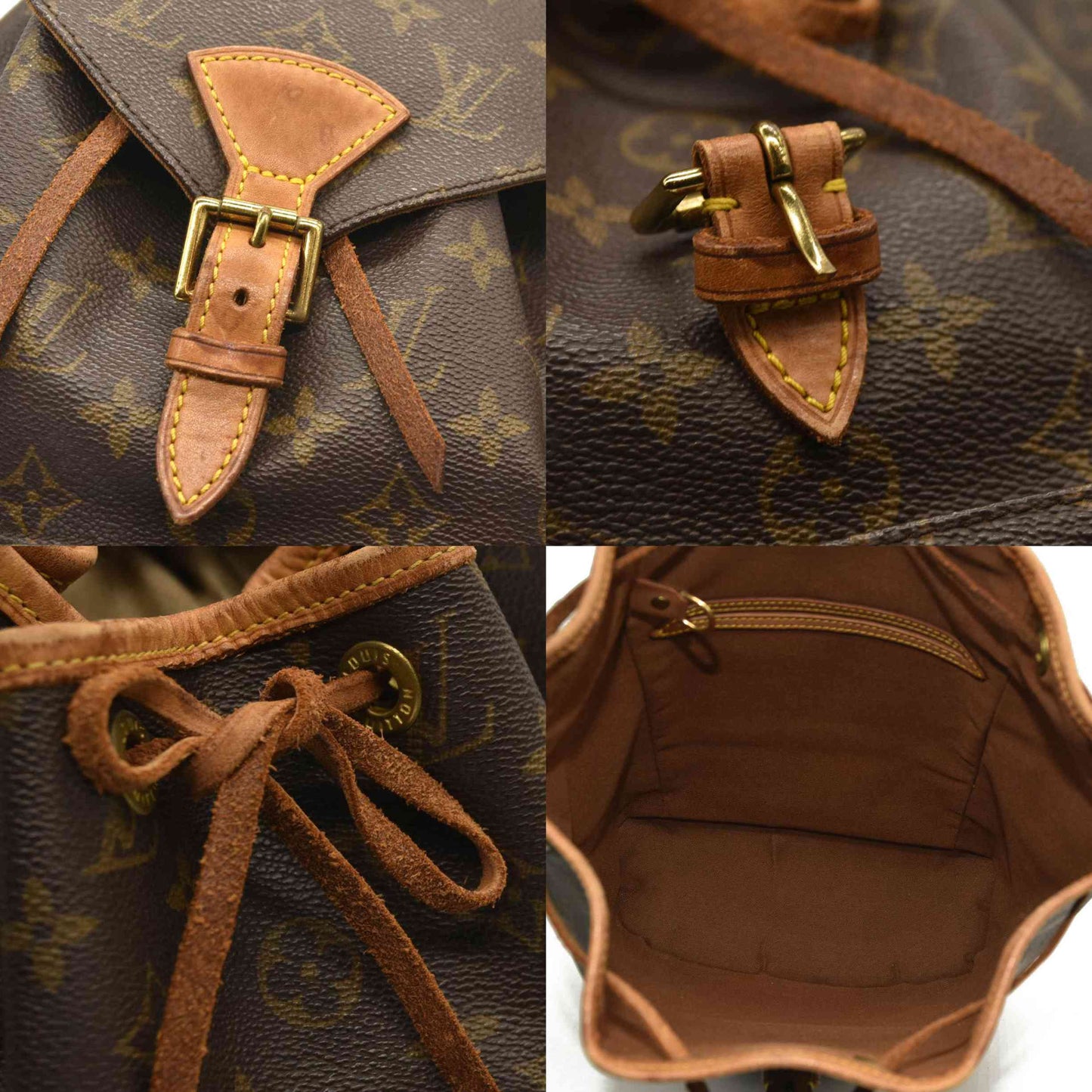 LOUIS VUITTON Monogram Montsouris MM Backpack SP1001