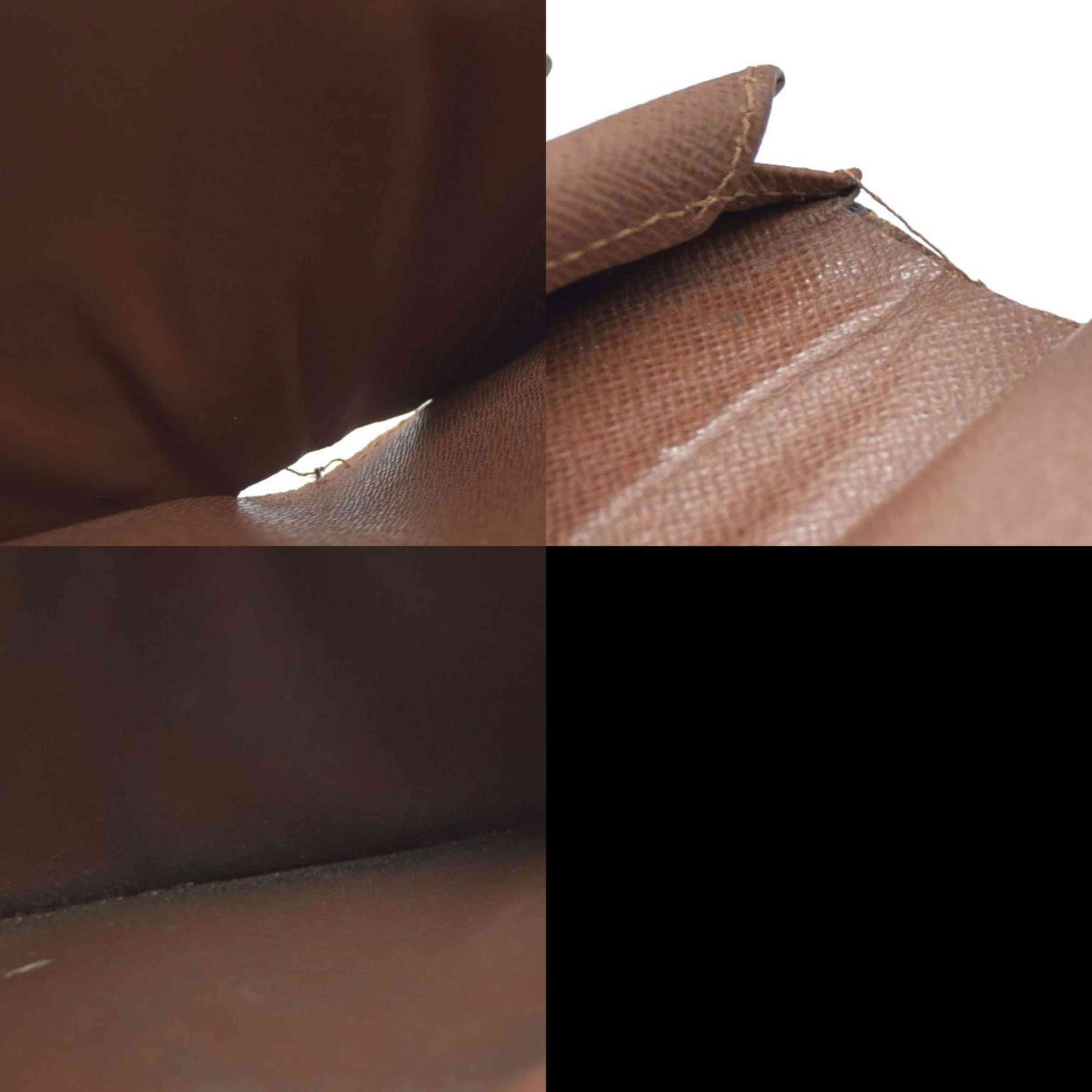 $610 LOUIS VUITTON Monogram Alexandra Trifold Wallet CA0112