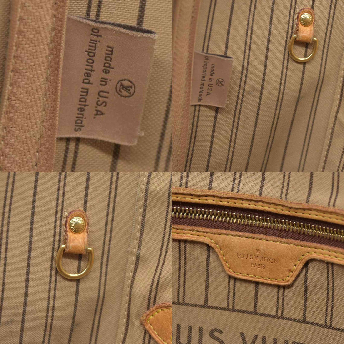$2170 Louis Vuitton Monogram Neverfull MM SD2166