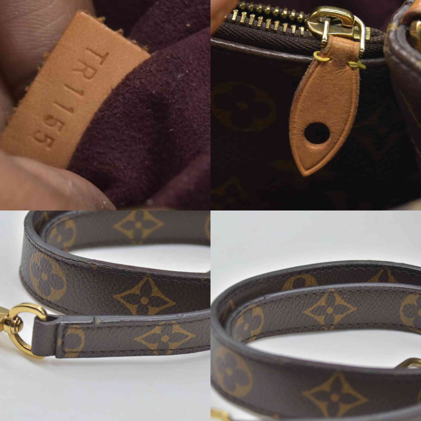 $2620 2015 LOUIS VUITTON  Monogram Montaigne GM TR1155