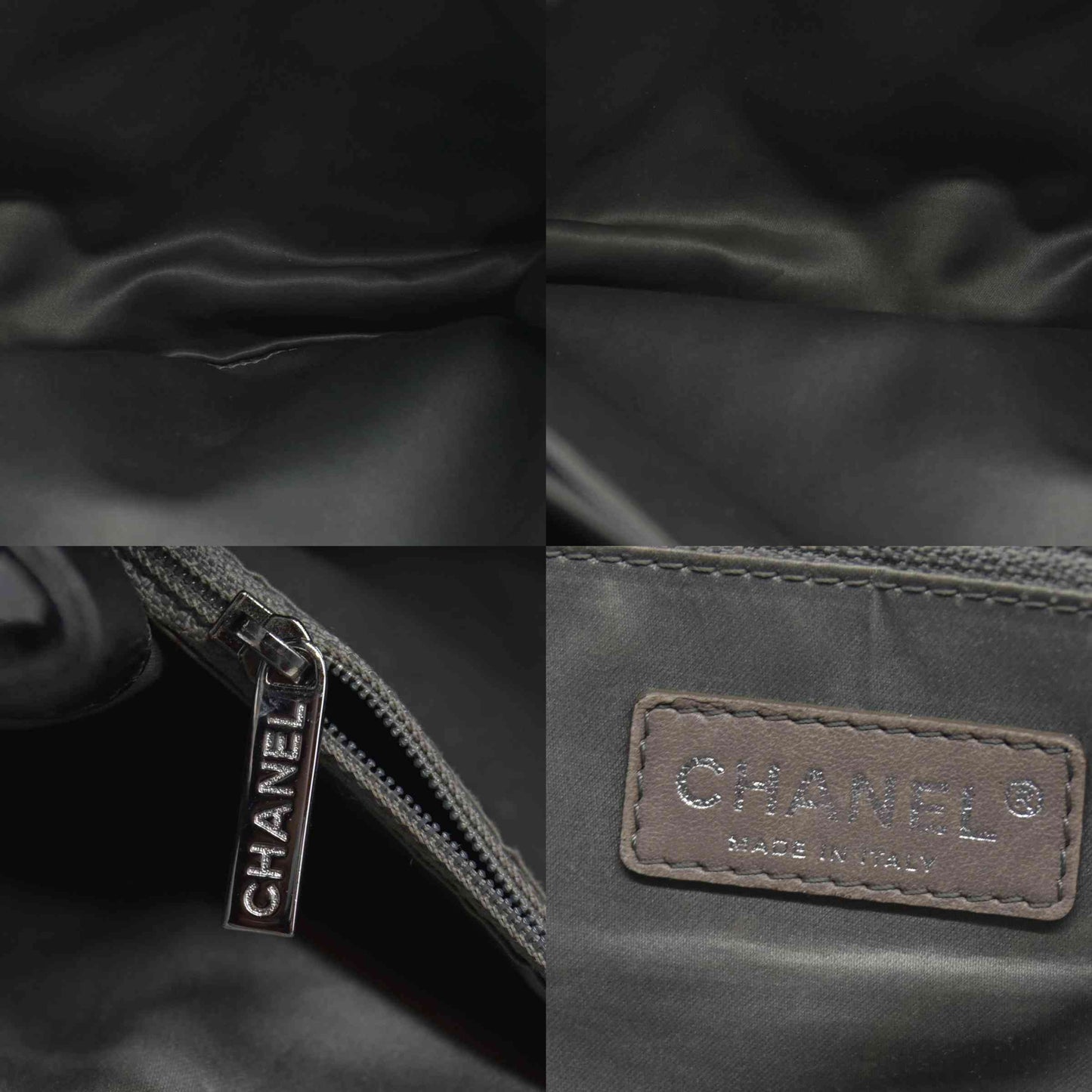$2700 Chanel Glazed Caviar Pocket In The City Tote Black CONSIGNMENT