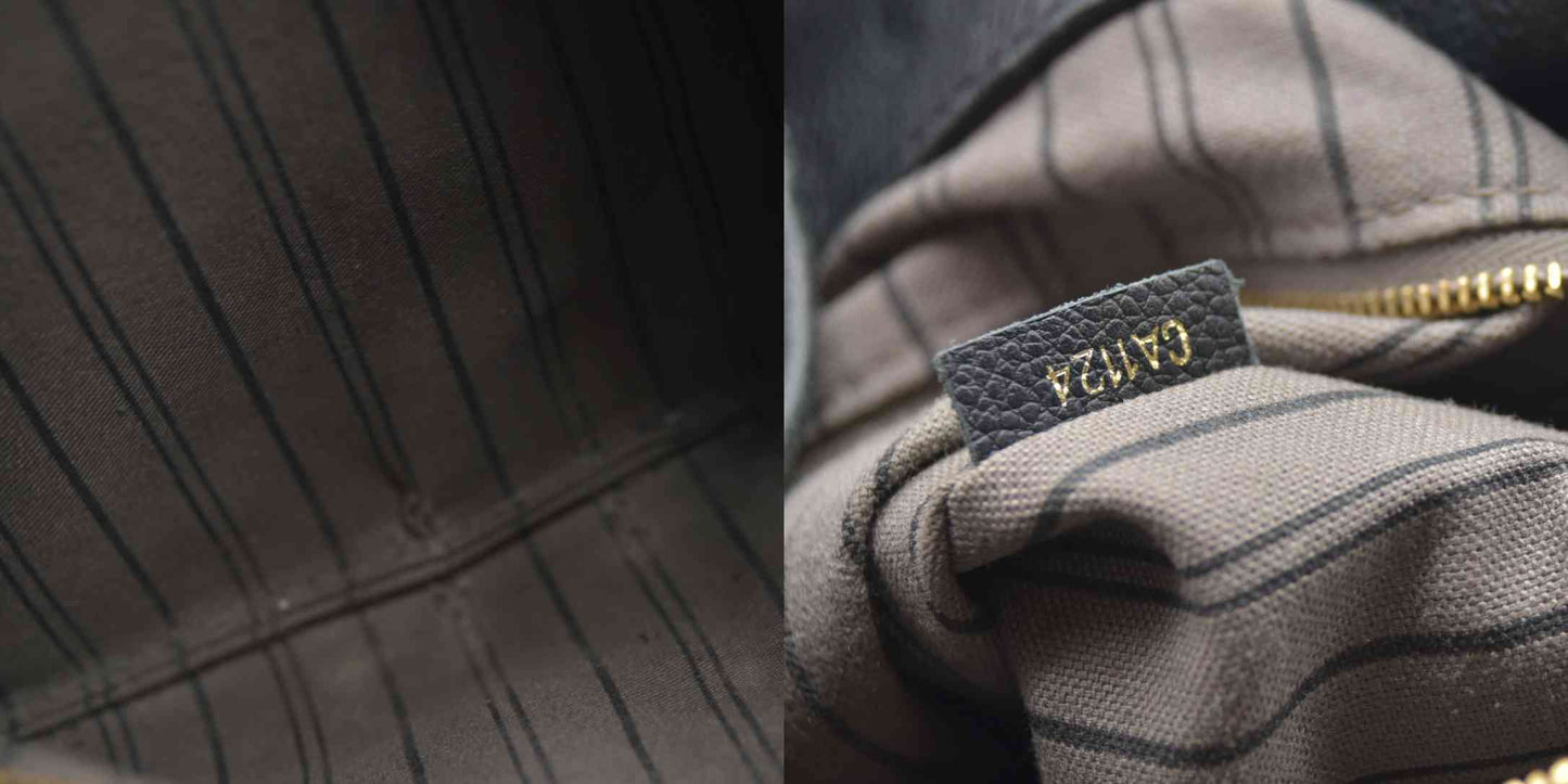 AUCTION $3800 Louis Vuitton  Empreinte Artsy MM Black CA1124