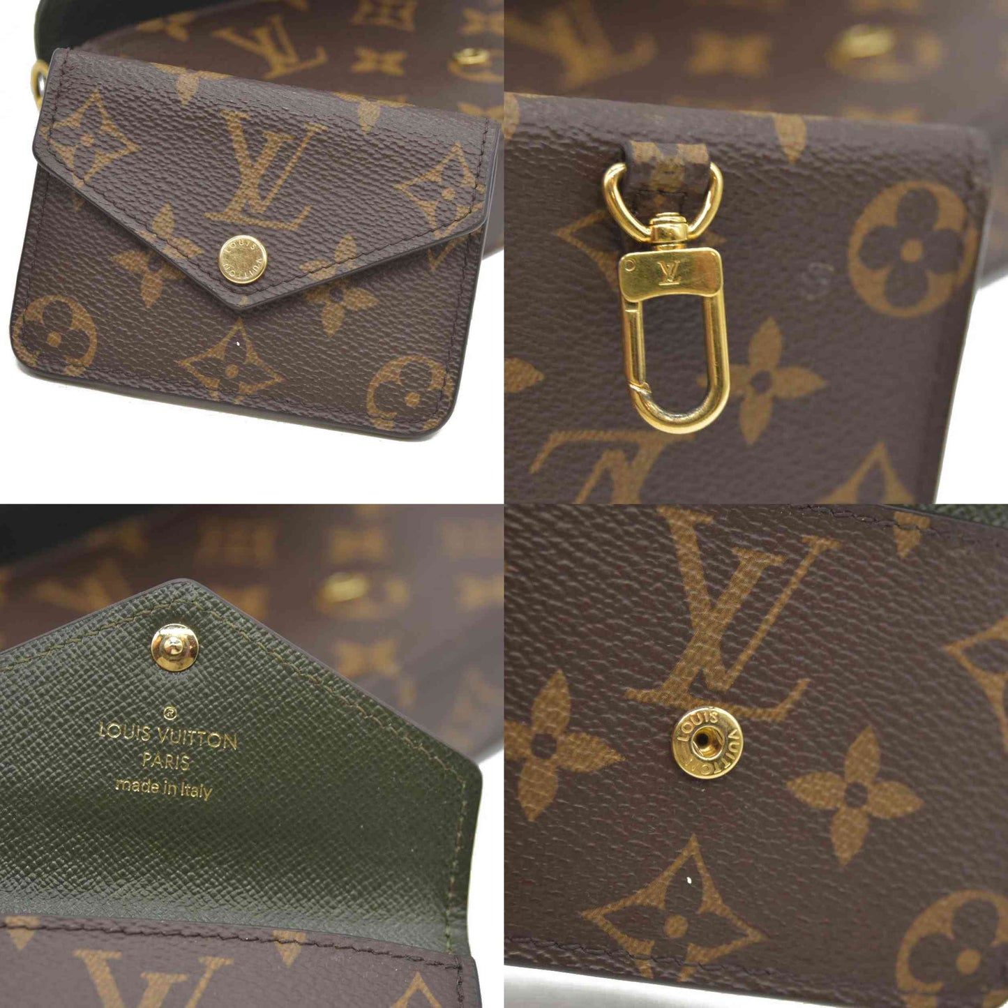 Louis Vuitton  Monogram Felicie Strap & Go Kaki