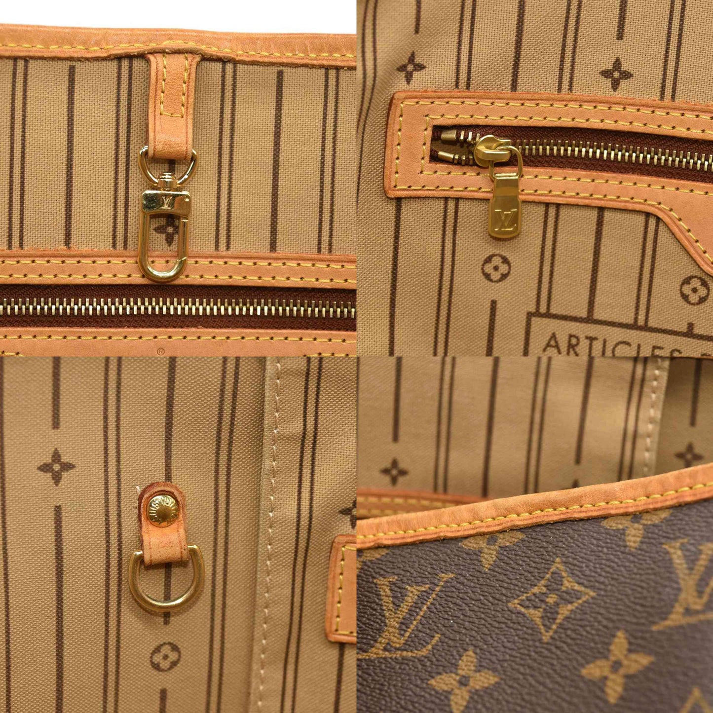 LOUIS VUITTON  Monogram Neverfull MM AR3087