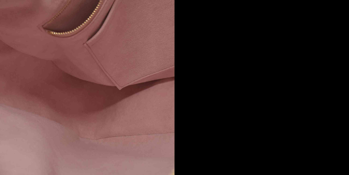 $2740 Louis Vuitton Damier Azur Slouchy MM Rose Ballerine