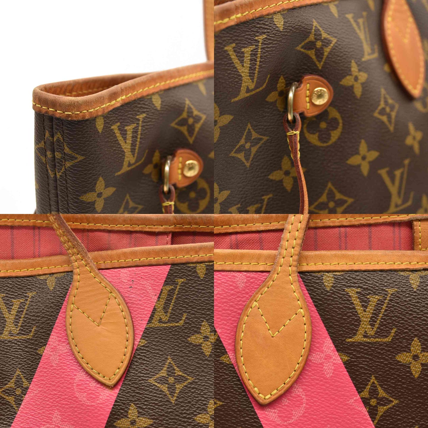 Louis Vuitton Monogram V Neverfull MM Grenade with Pouch CA1125