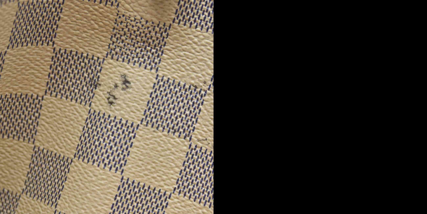 $1270 2010 Louis Vuitton Damier Azur Totally PM AR1130