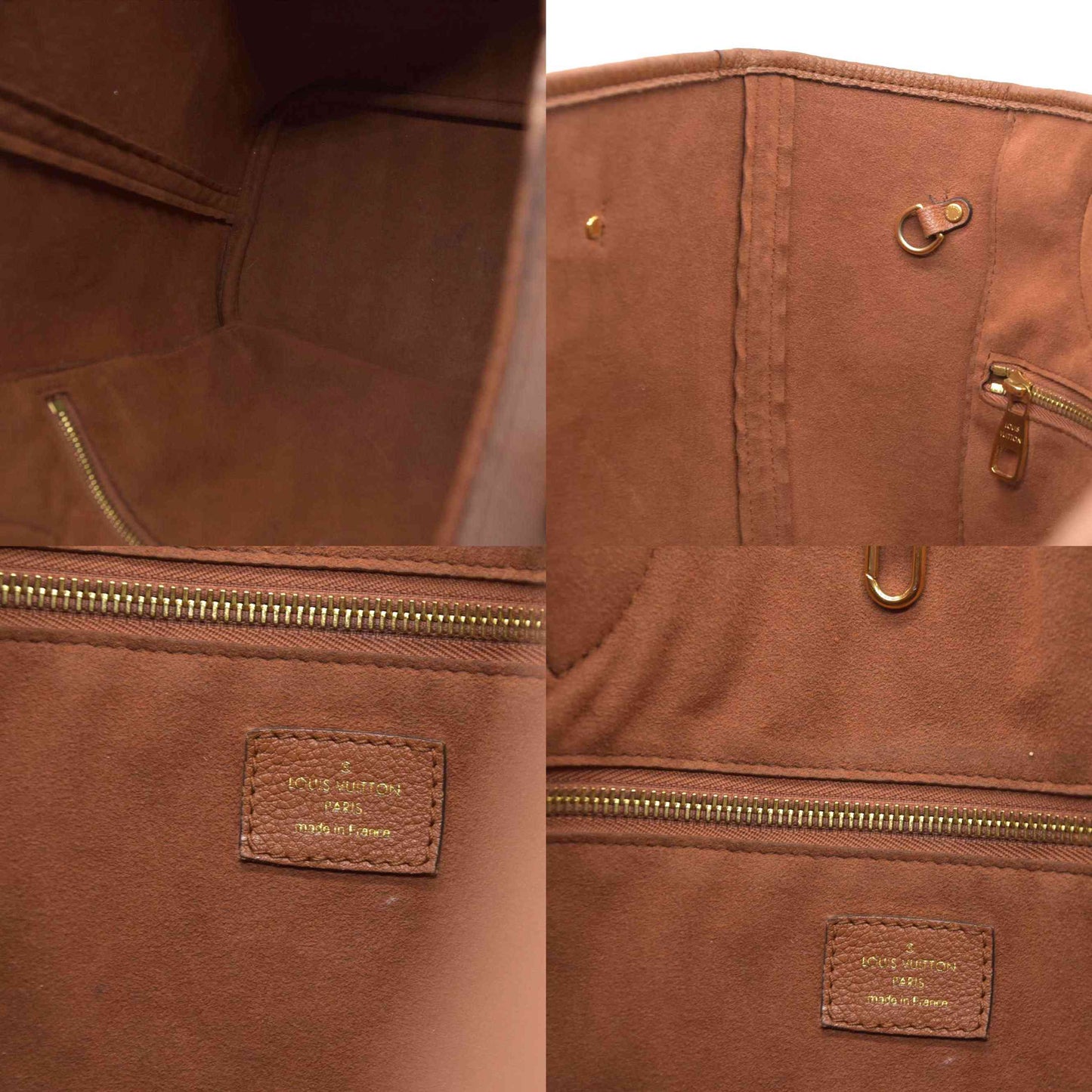Louis Vuitton Empreinte Monogram Giant Neverfull MM Cognac