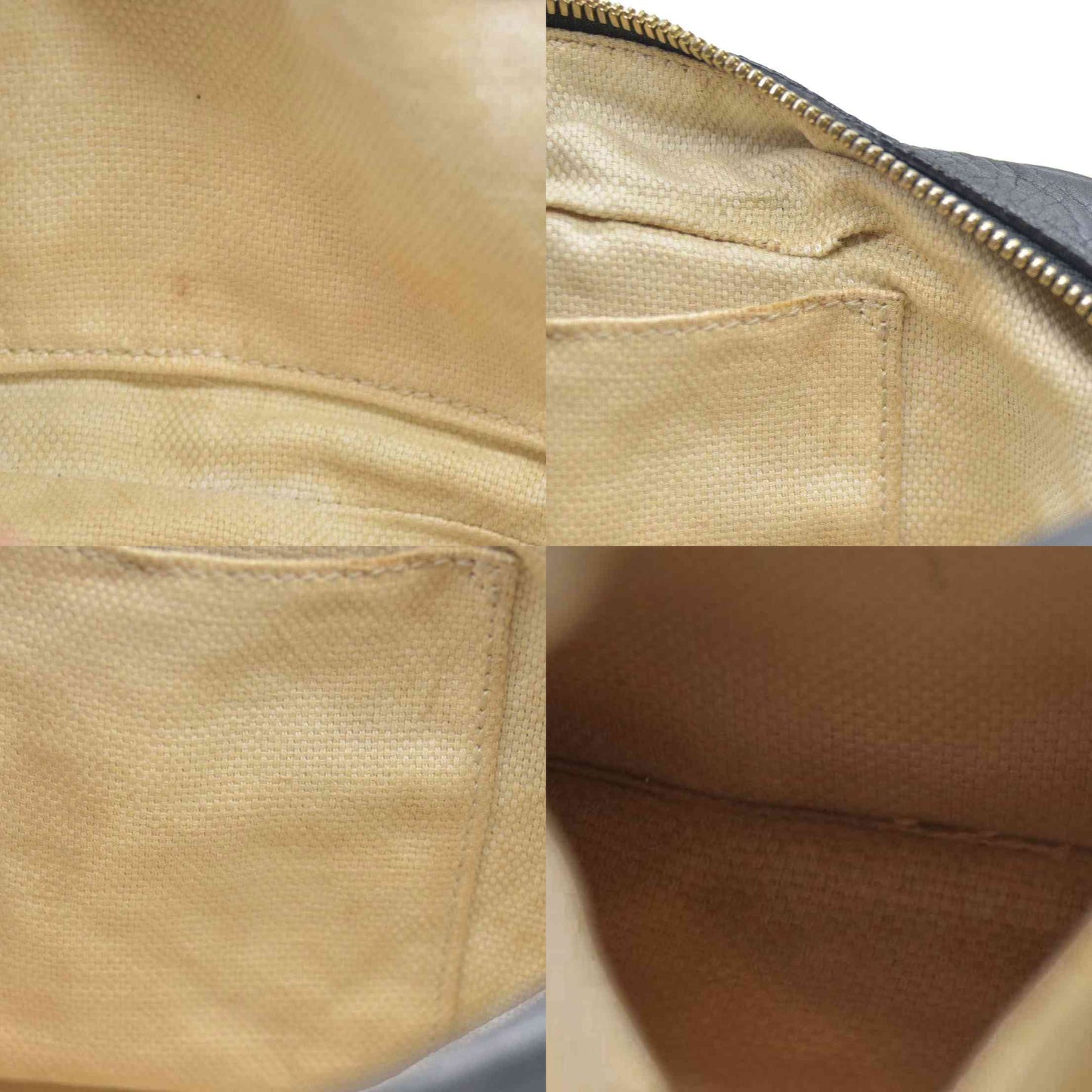 GUCCI Soho Shoulder Bag Black Leather