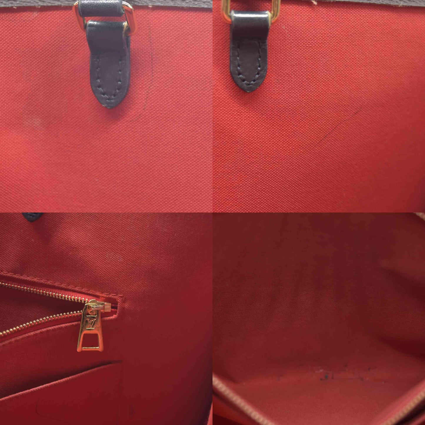$3450 Louis Vuitton Monogram Reverse Giant OnTheGo GM