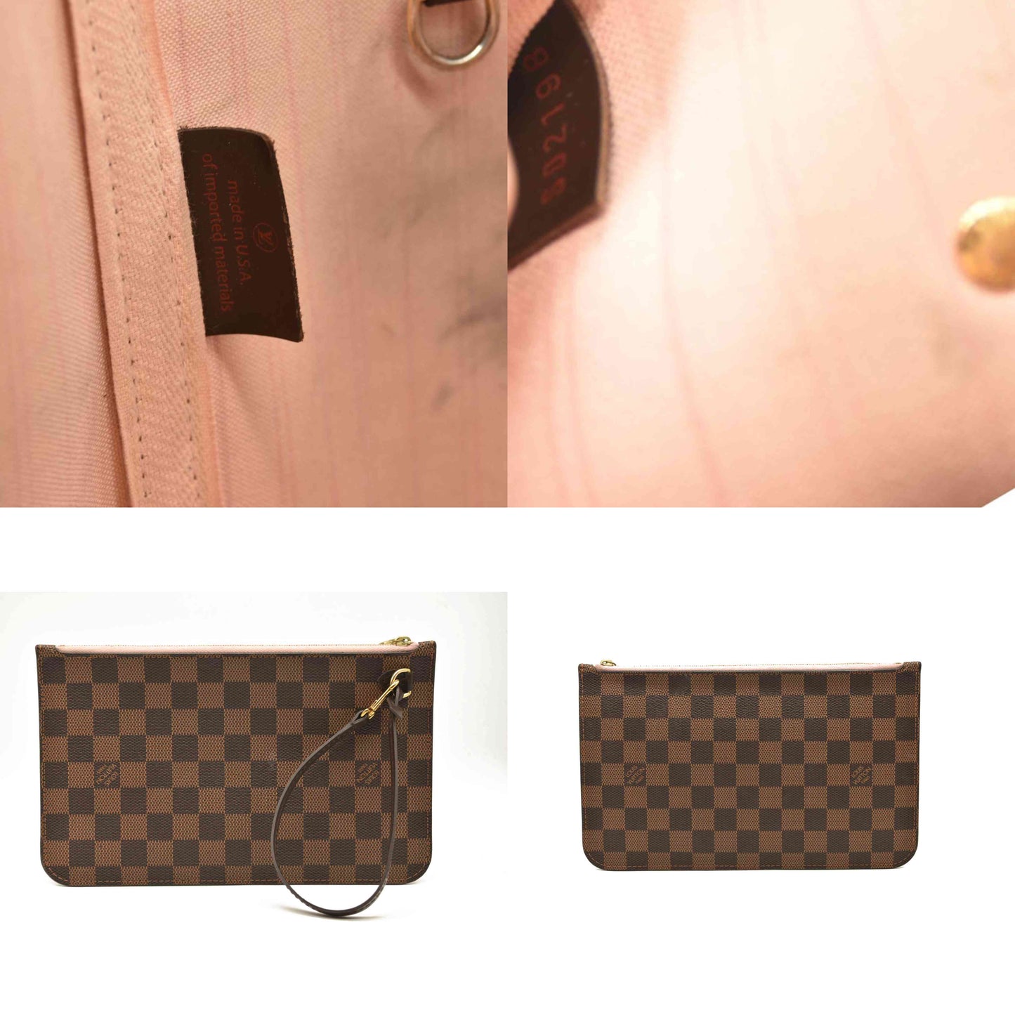 LOUIS VUITTON Damier Ebene Neverfull MM SD2196