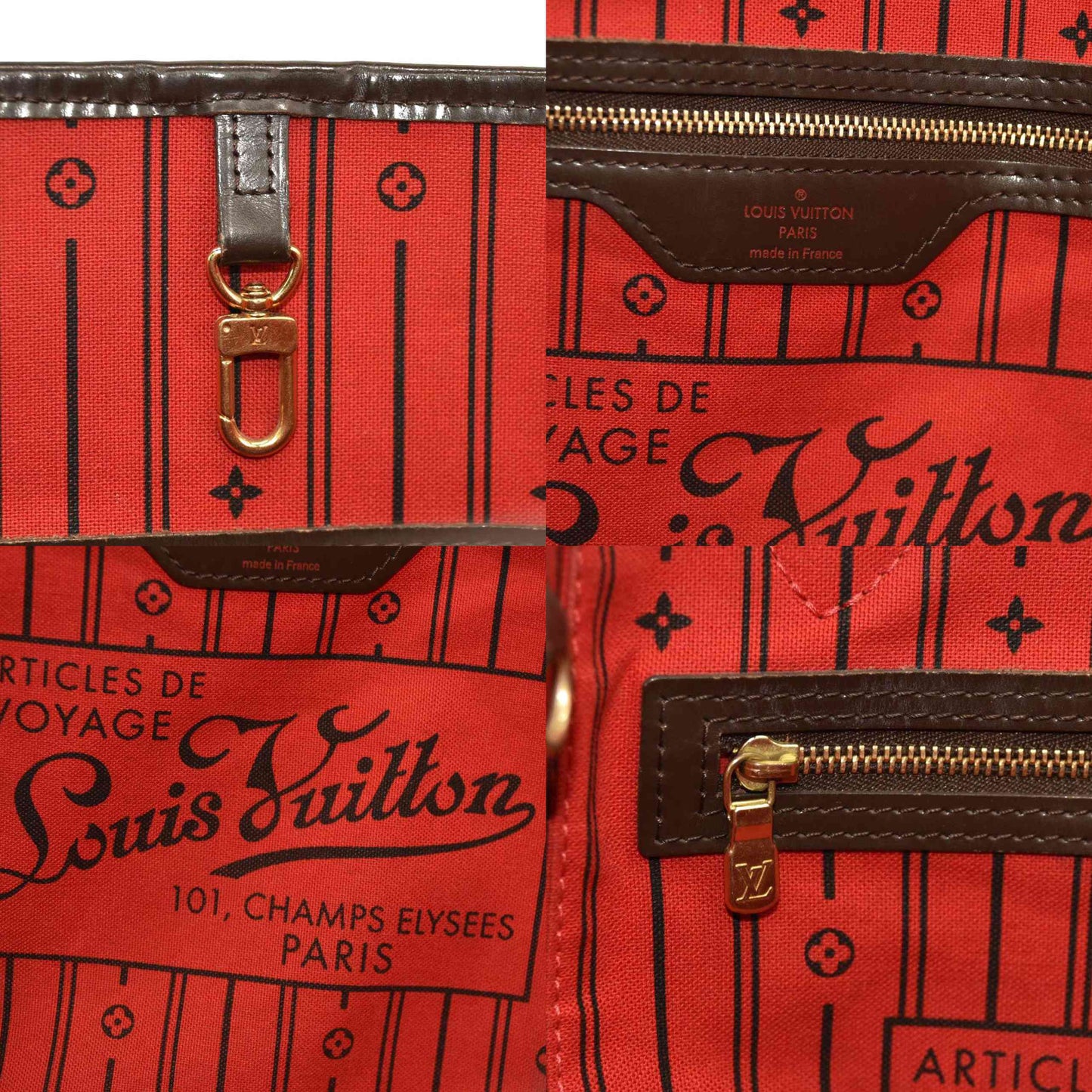 Louis Vuitton  Damier Ebene Neo Neverfull MM AR5110