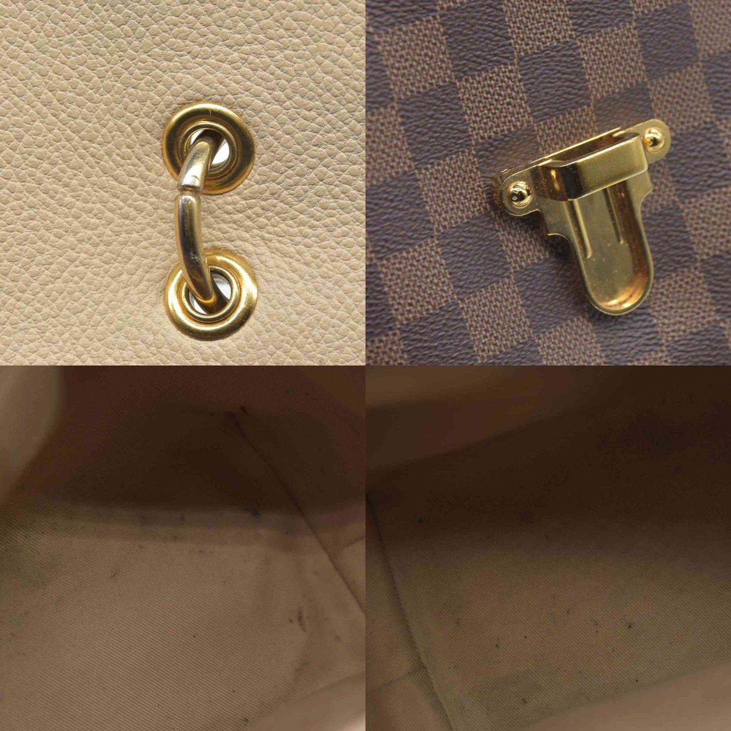 $2240 Louis Vuitton Damier Ebene Clapton SR0189 2019