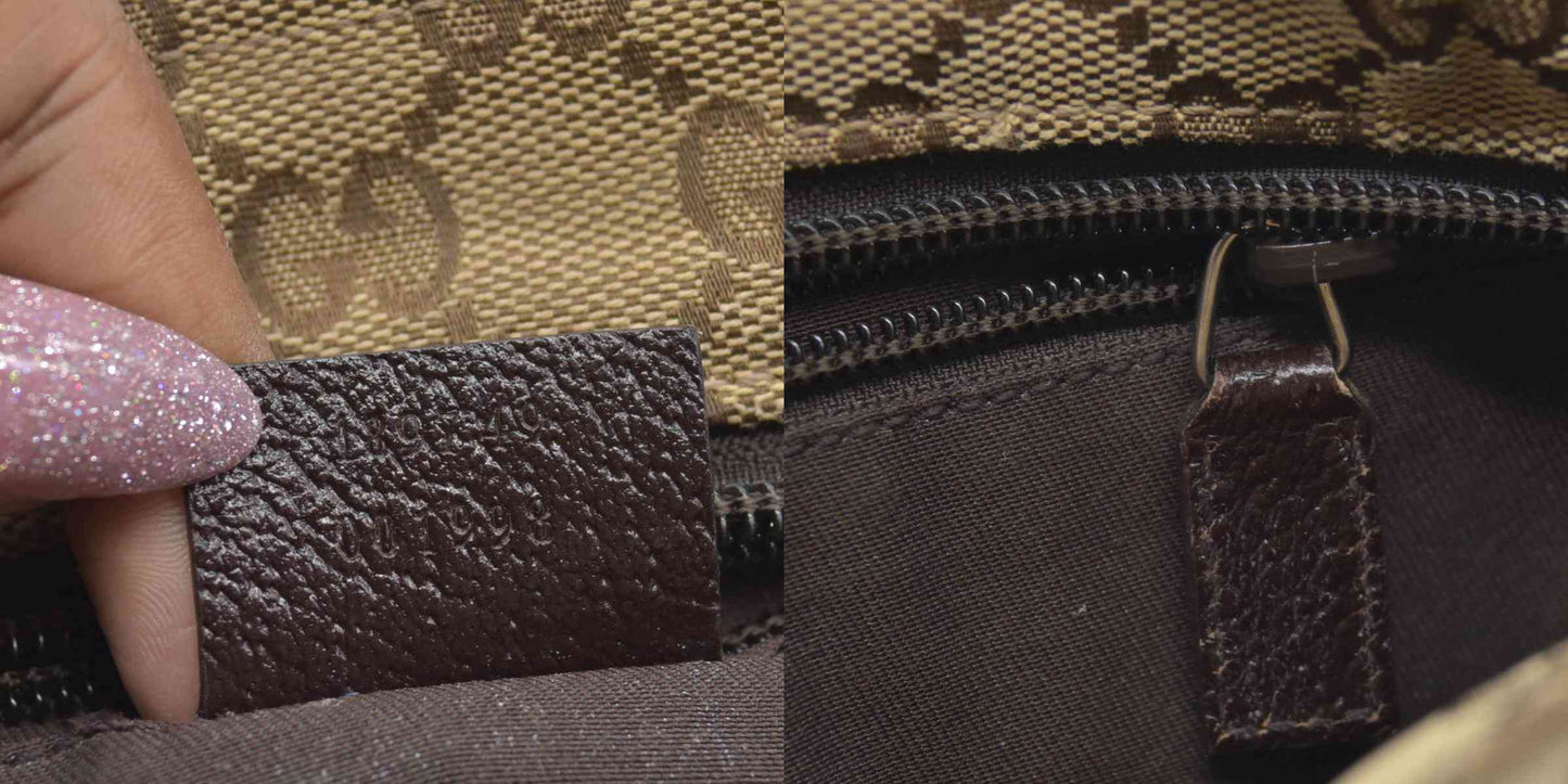 $1280 Gucci Sherry GG Canvas Crossbody CONSIGNMENT