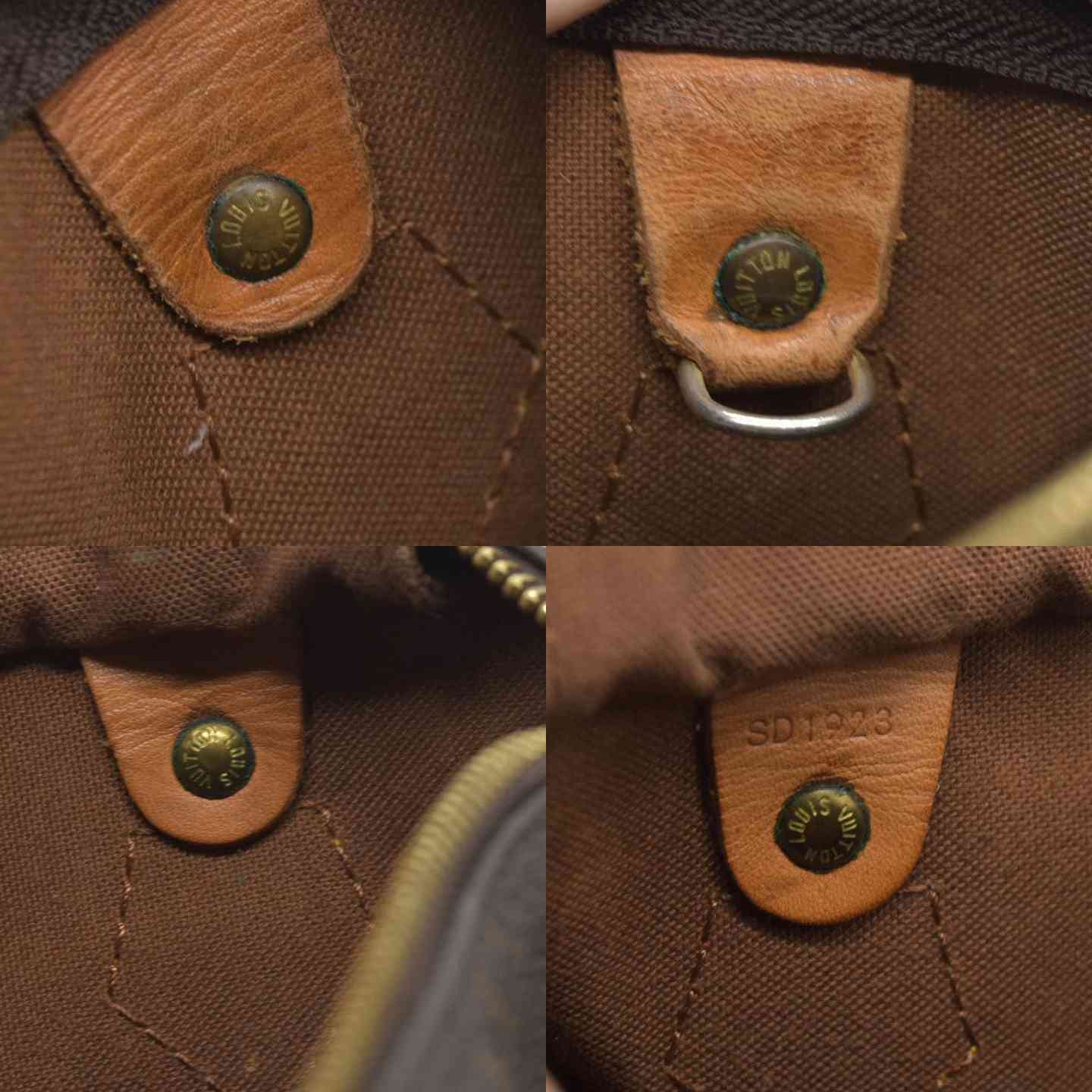 Louis Vuitton Speedy 25 Handbag Monogram Brown SD1923