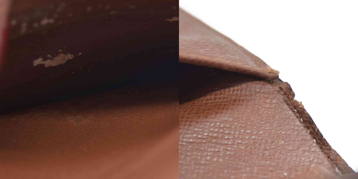 $610 LOUIS VUITTON Monogram Alexandra Trifold Wallet SP0090