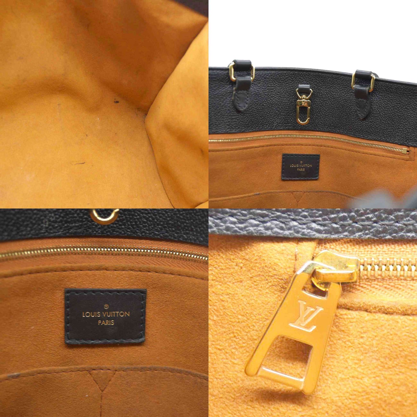 LOUIS VUITTON Empreinte Monogram Giant Onthego GM Black