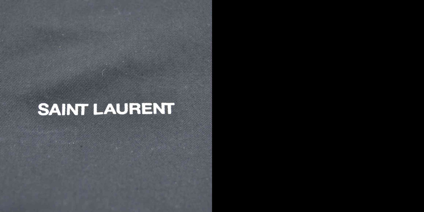 $1650 2018 Saint Laurent Black Kate Patent Wallet on a Chain WOC Crossbody