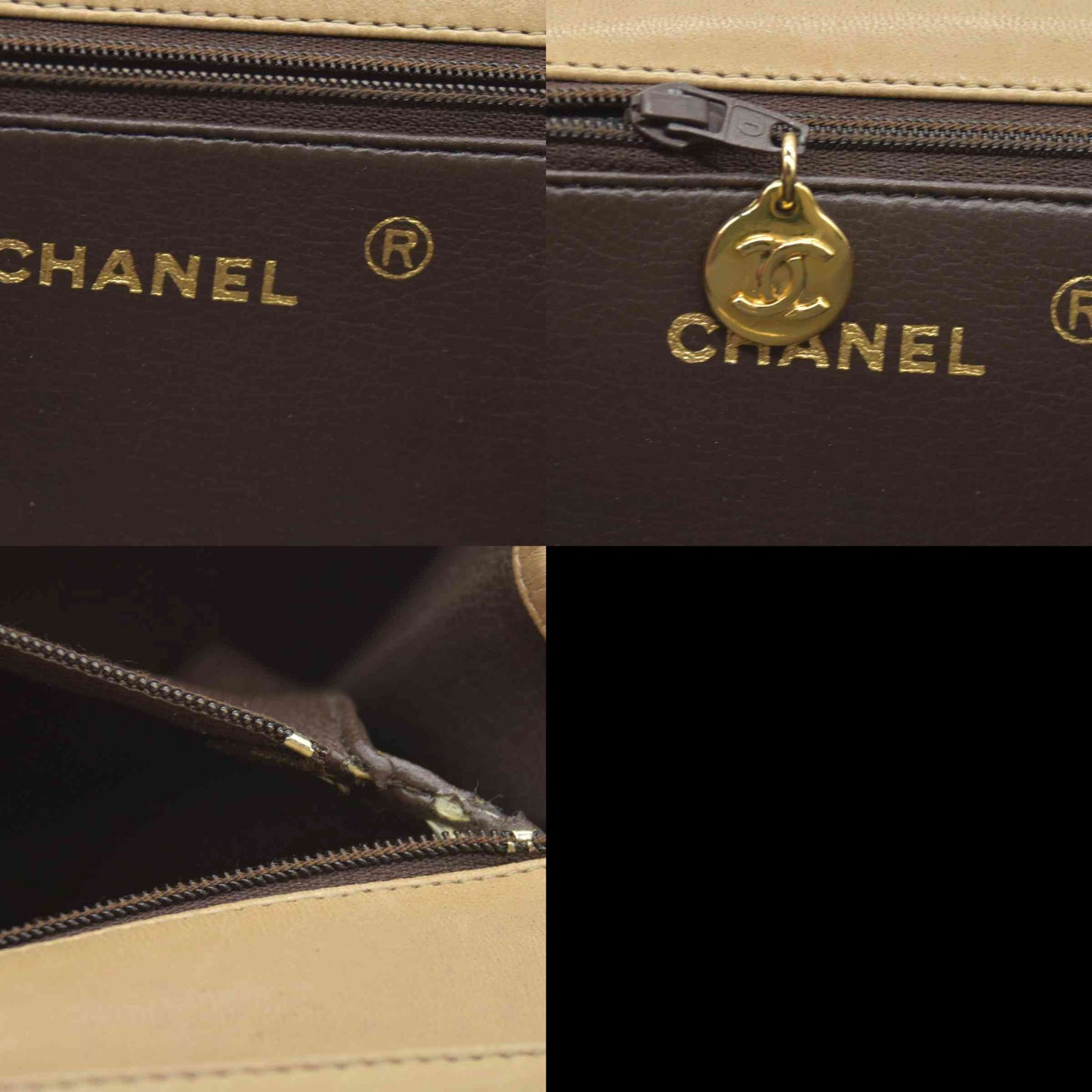 $3350 Chanel Timeless Classic Quilted Single Flap with 24K GHW Beige