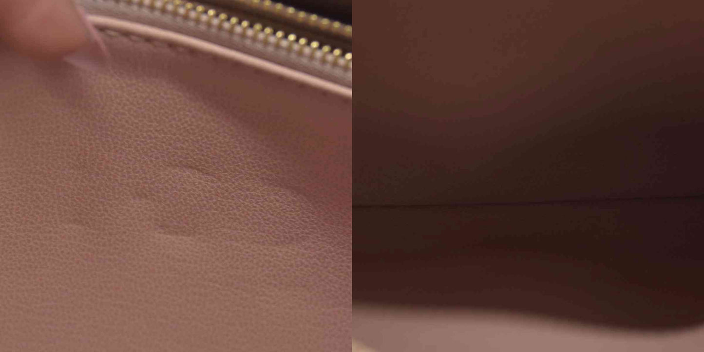 $4950 Louis Vuitton Lambskin Embossed Monogram Coussin PM Black