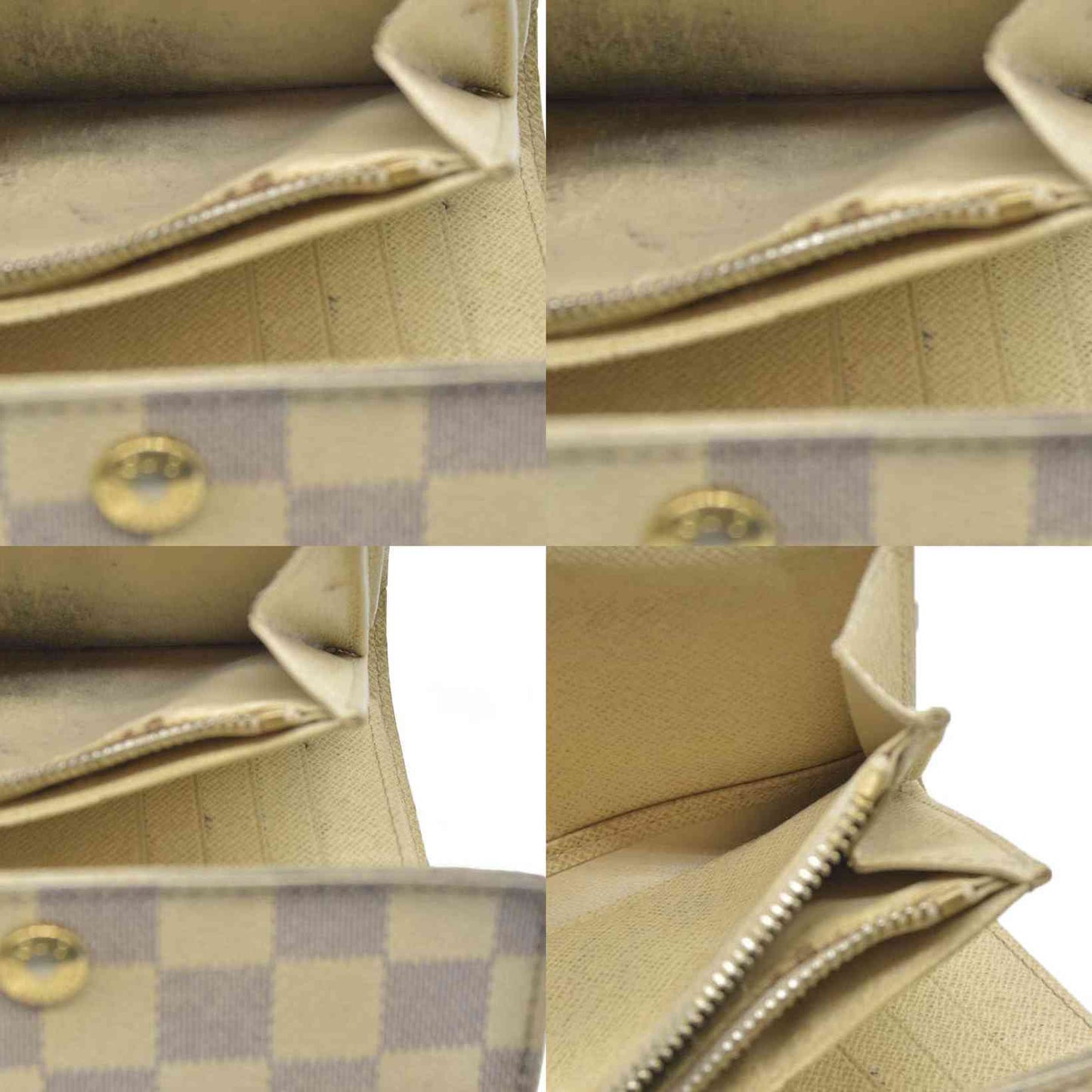 AUCTION $610 Louis Vuitton  Damier Azur Alexandra Wallet