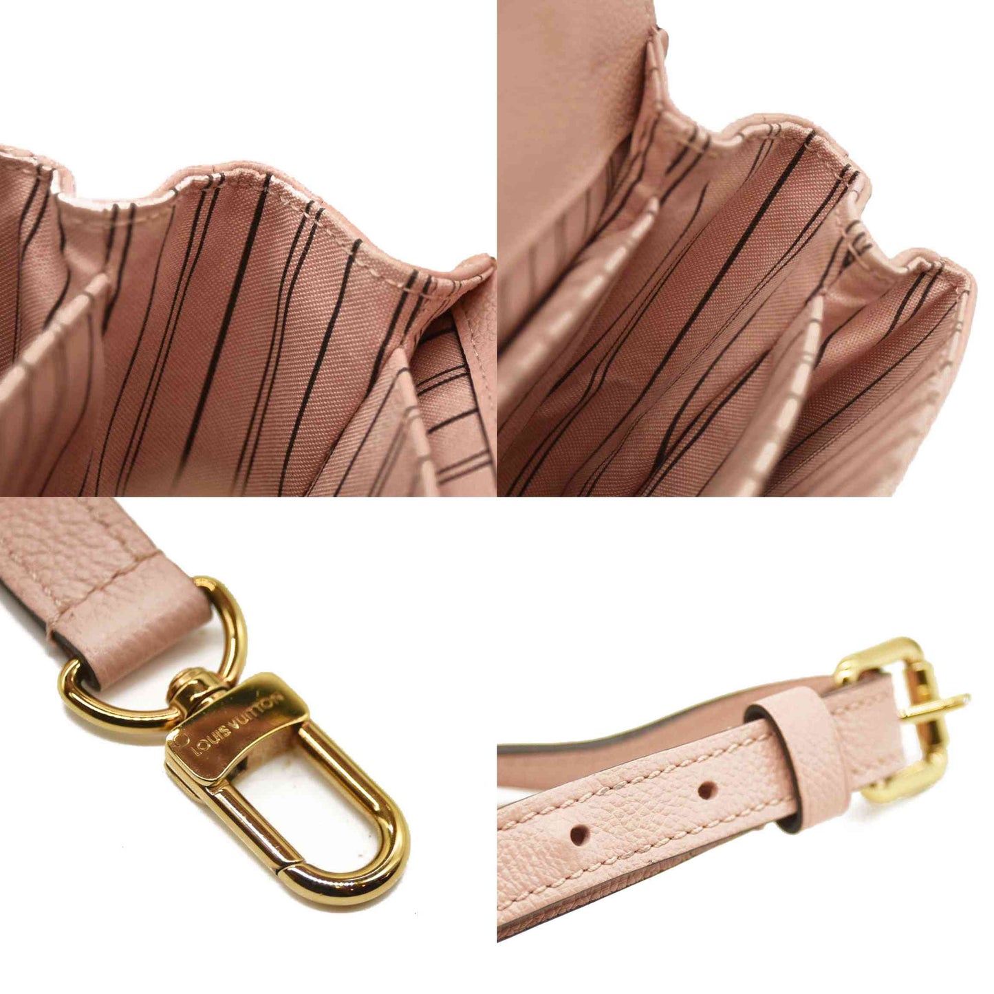 LOUIS VUITTON  Empreinte Pochette Metis Rose Poudre  DU1118