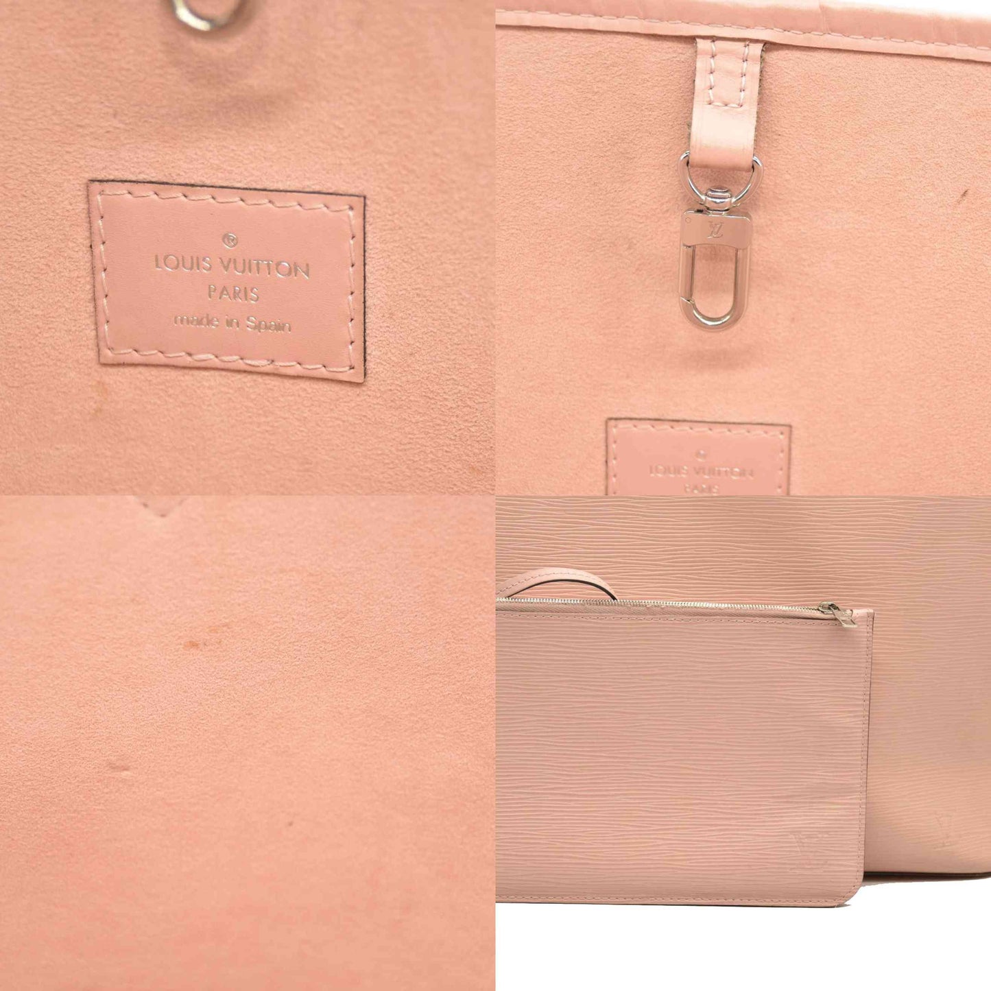 LOUIS VUITTON Epi Neverfull MM Rose Ballerine